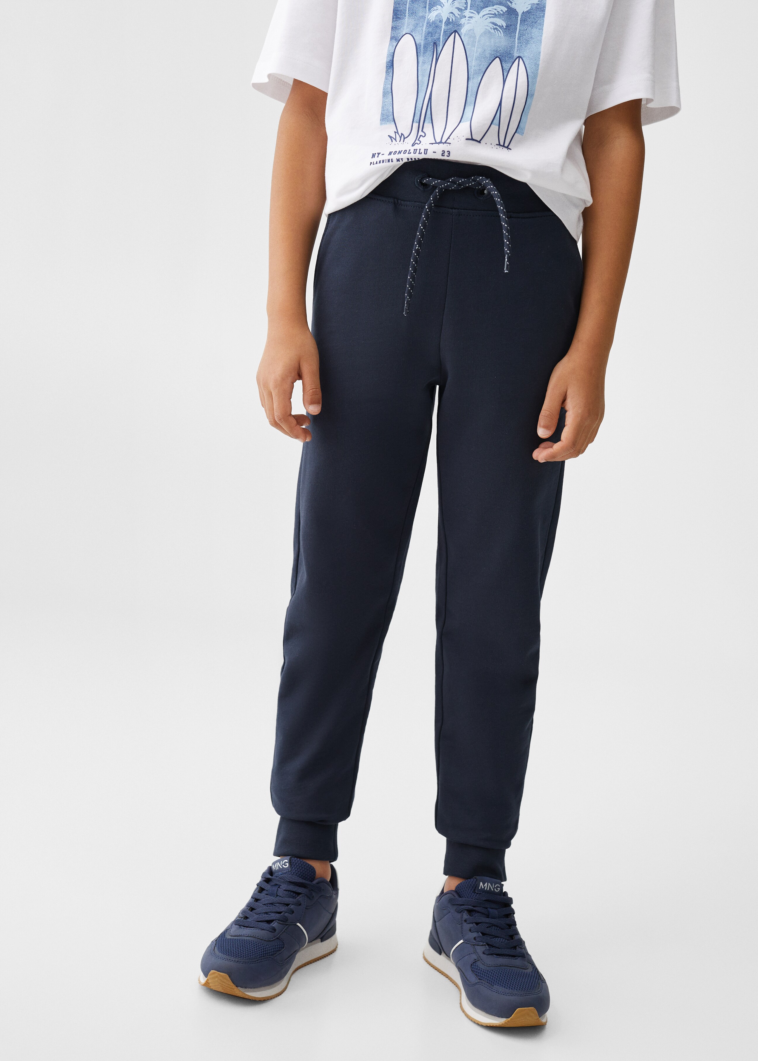 Drawstring jogger trousers - Details of the article 6