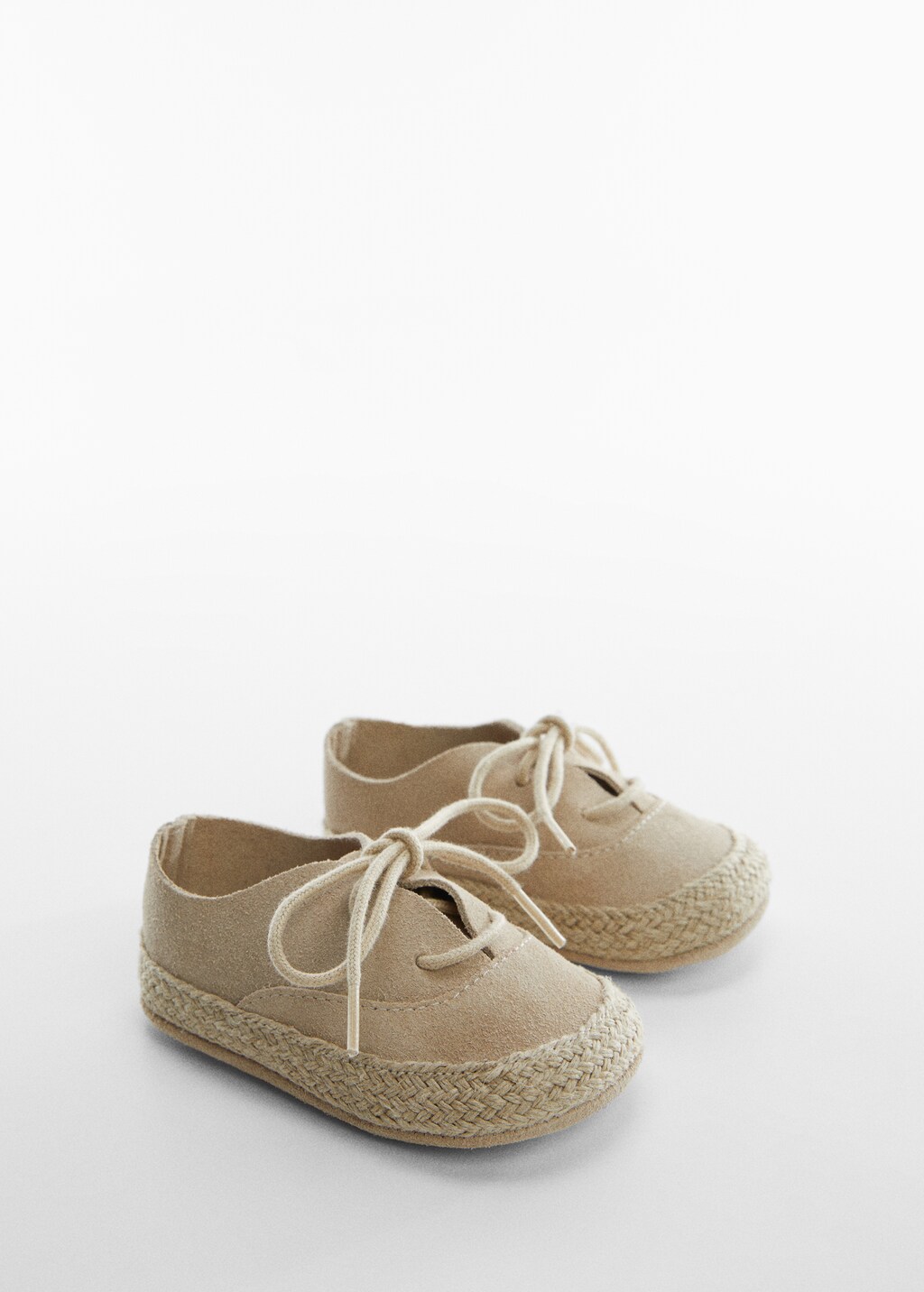 Laces suede espadrilles - Medium plane