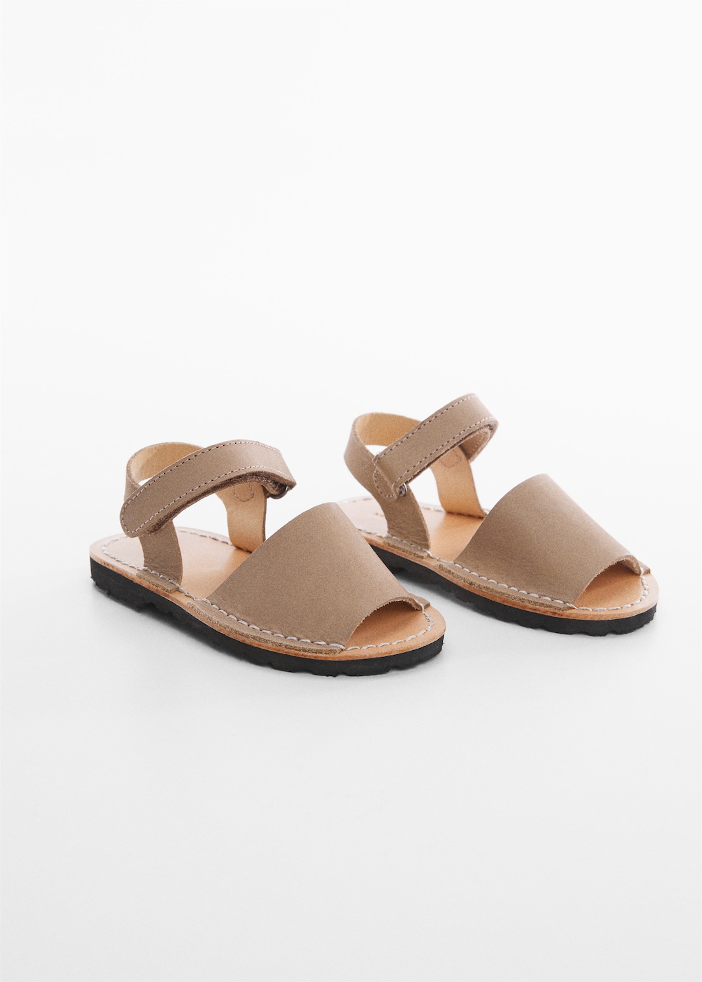 Leather sandals - Medium plane