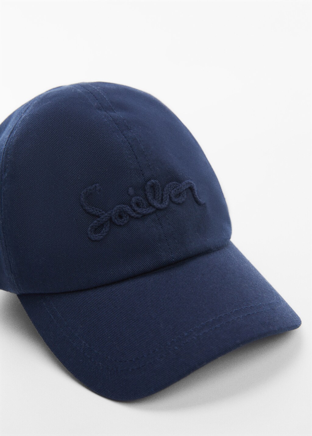 Embroidered cotton cap - Details of the article 1