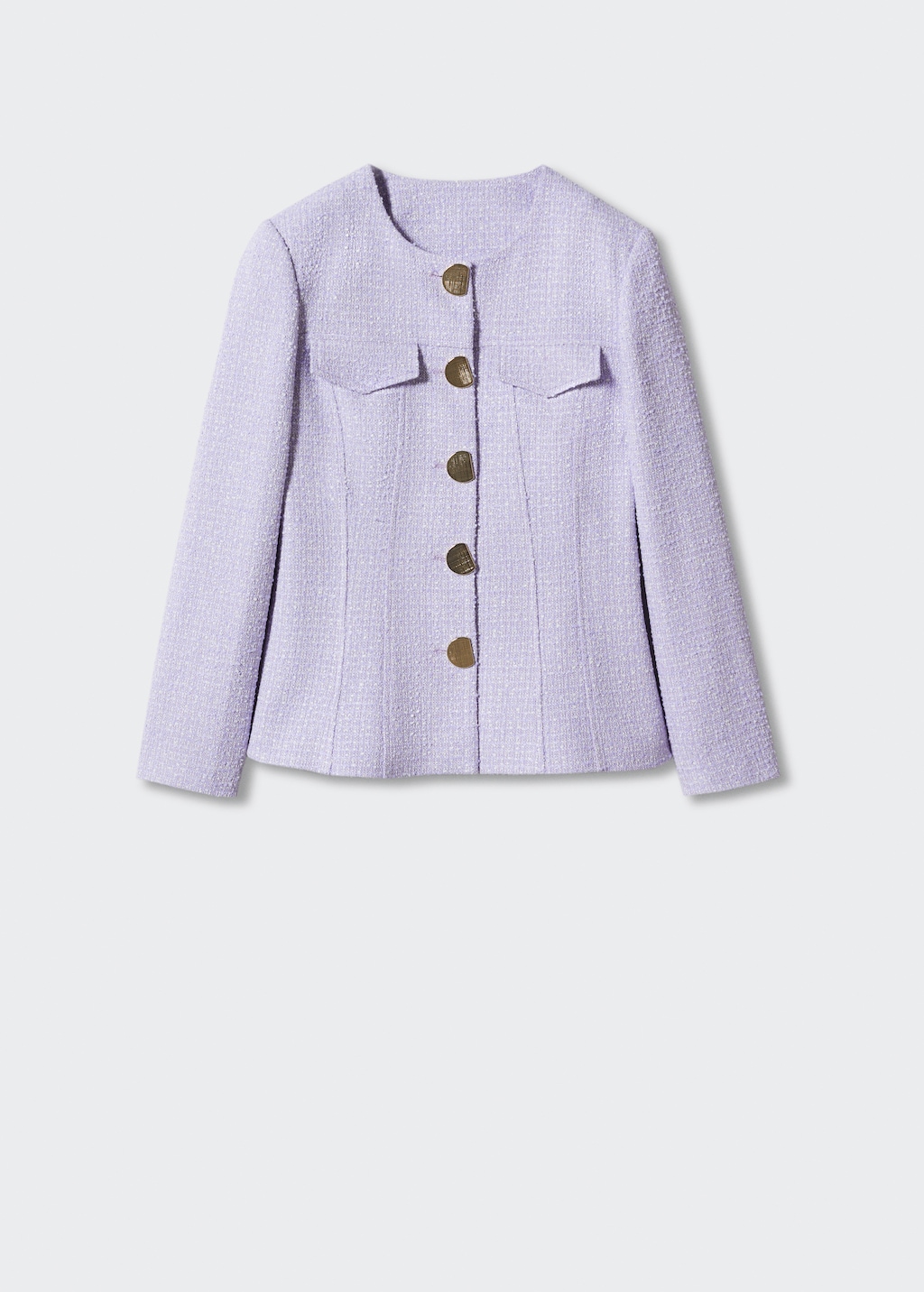 Tweed jacket with metal buttons - Article without model