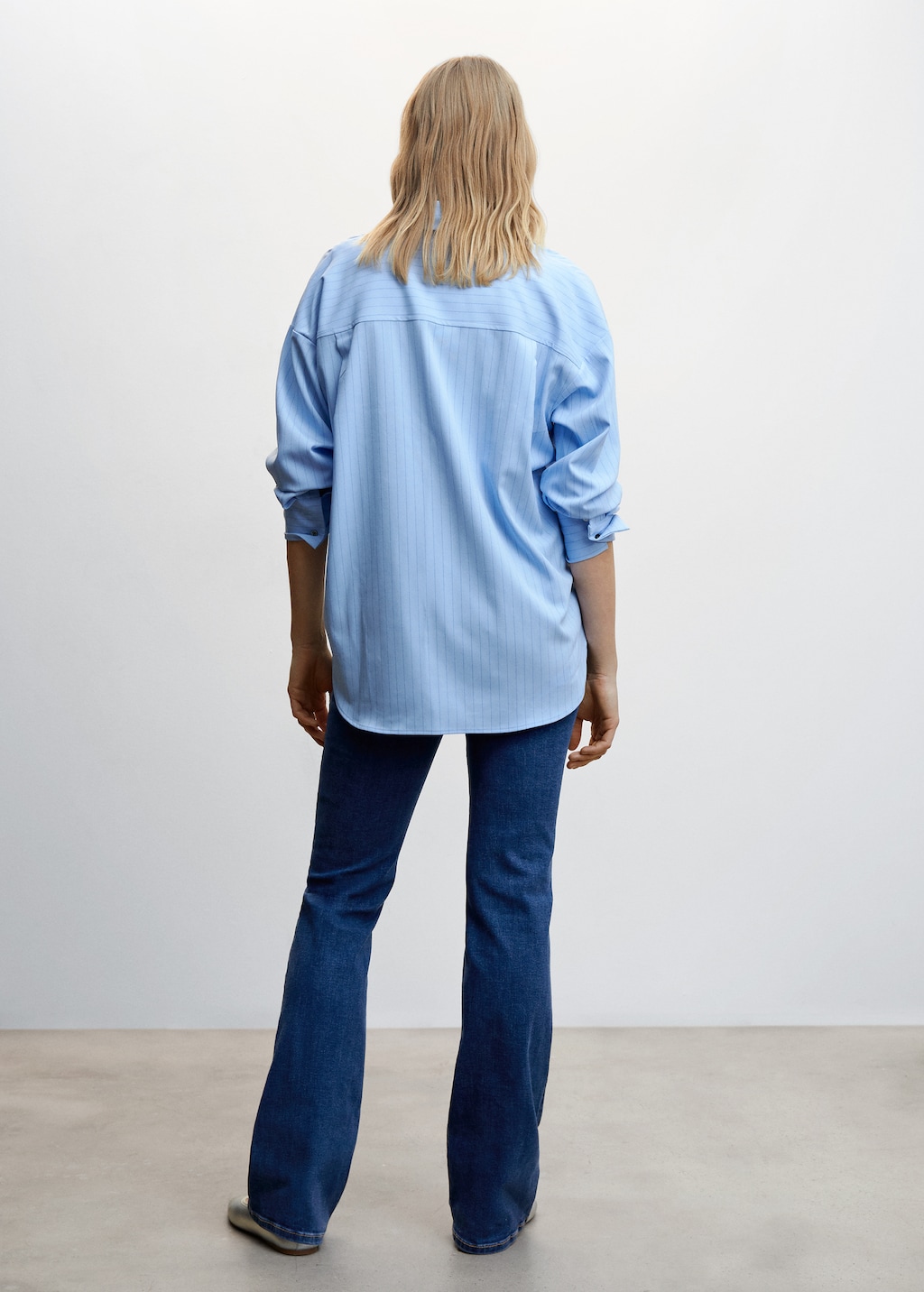 Maternity flared jeans - Reverse of the article