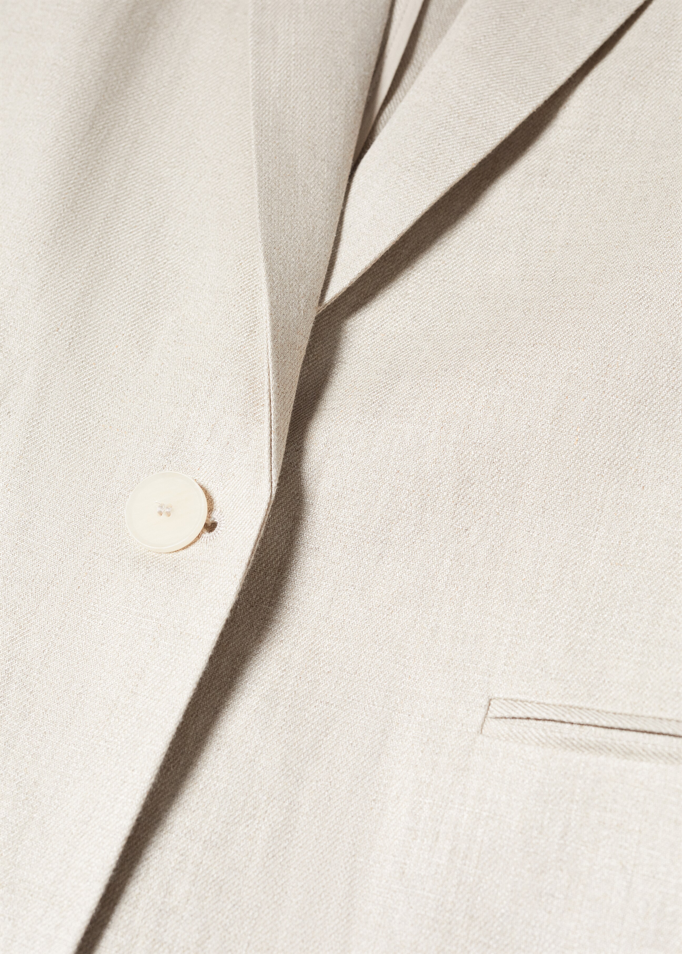 Linen blazer suit - Details of the article 8