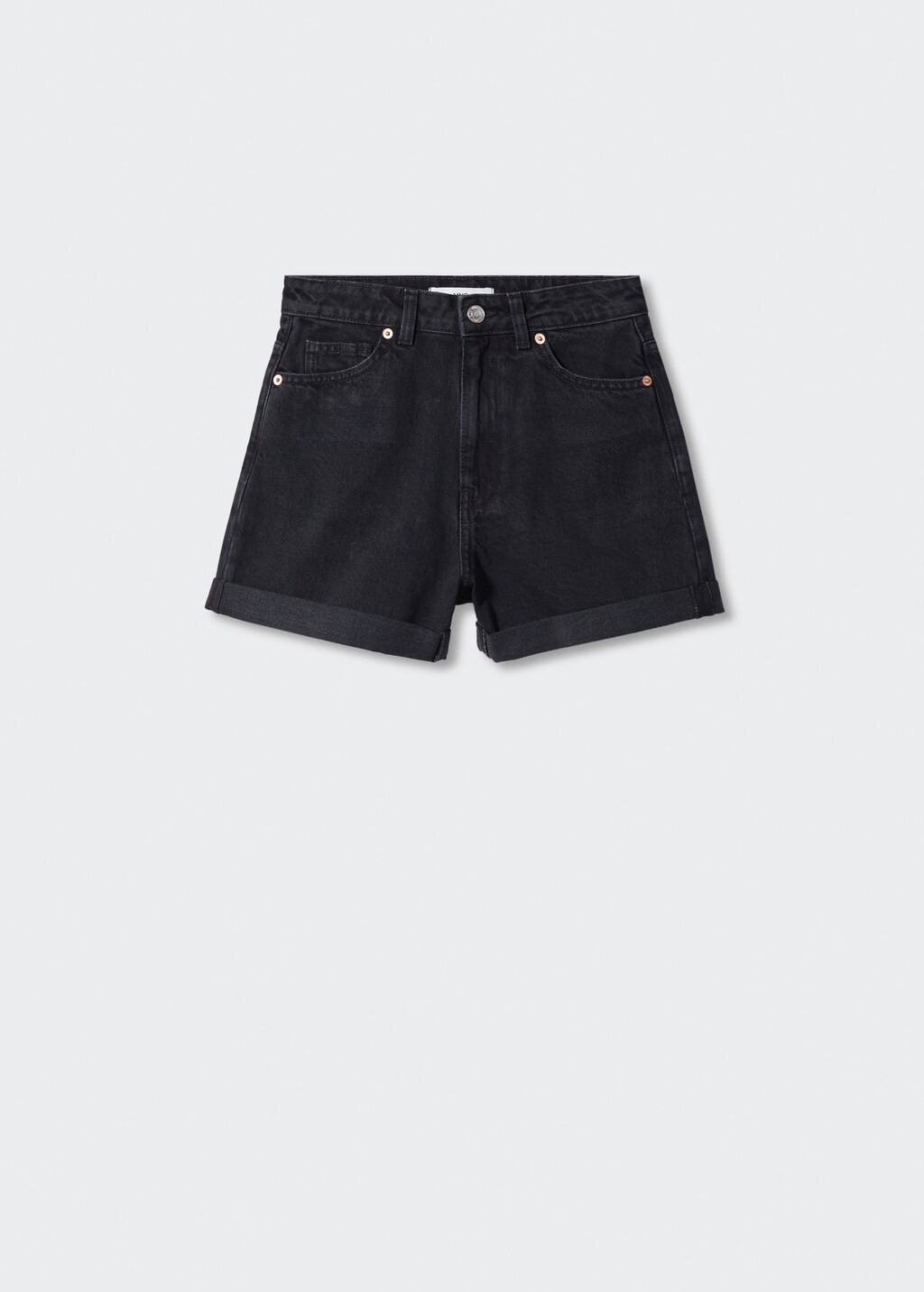 Denimshorts mom-fit - Artikel utan modell