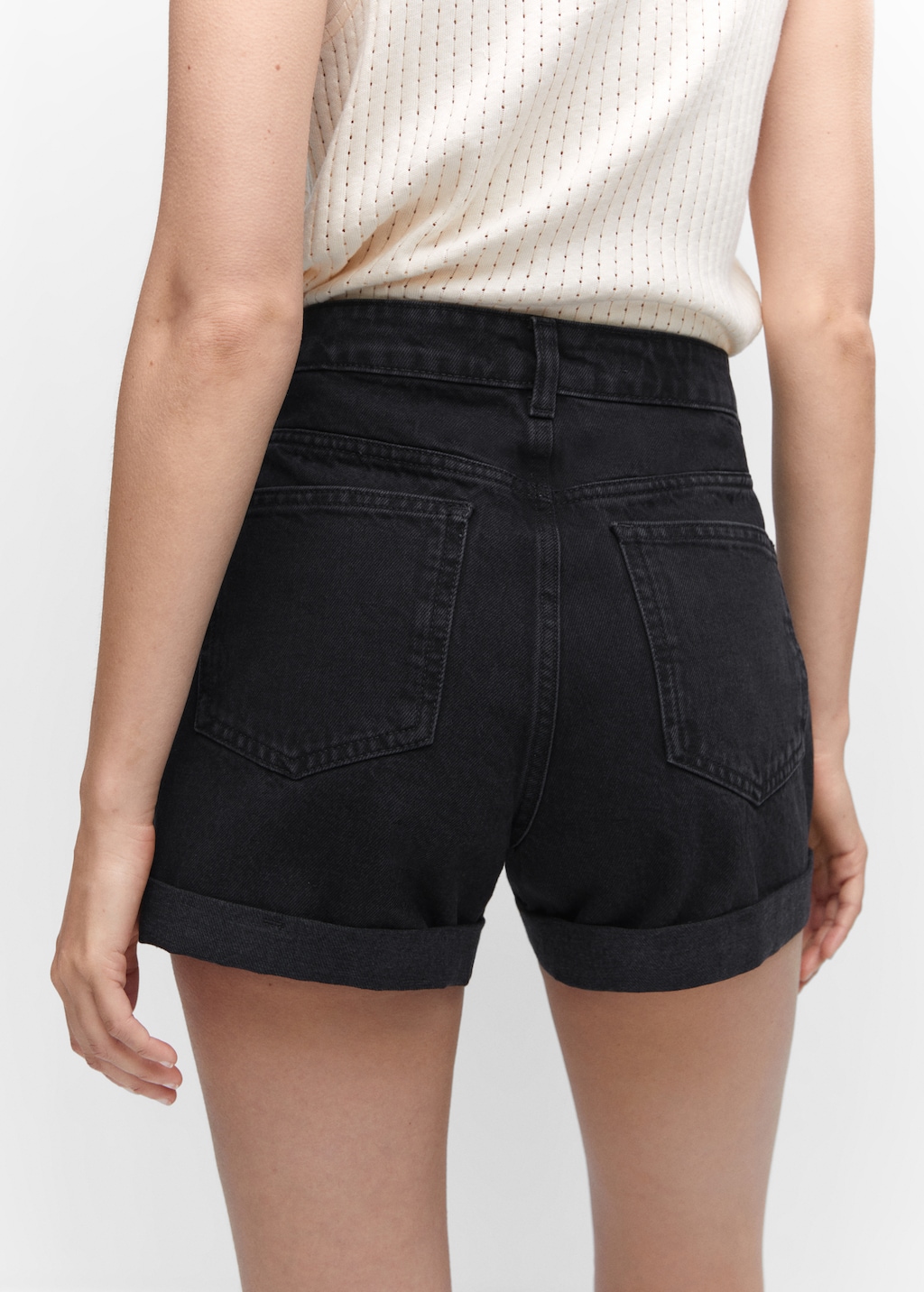 Mom Fit-Jeans-Shorts - Detail des Artikels 6