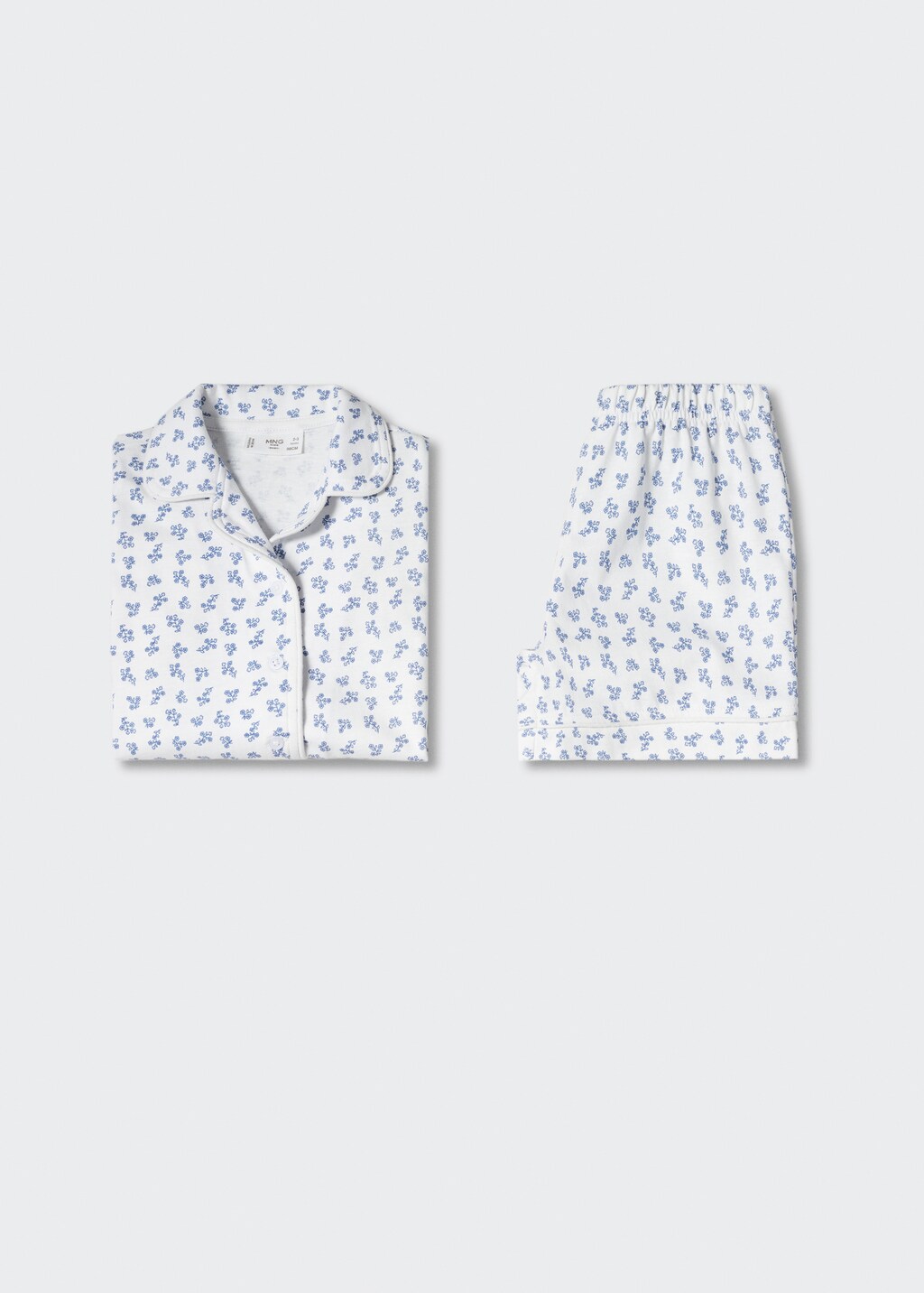 Short cotton pyjamas - Details of the article 0