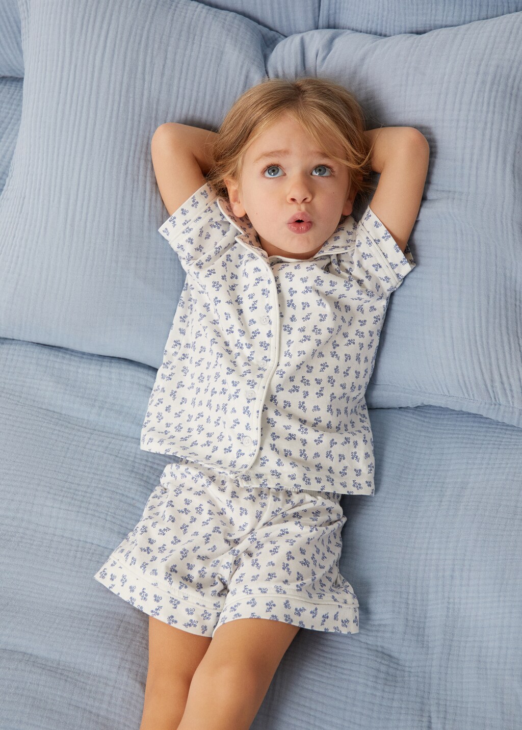 Short cotton pyjamas - Details of the article 5