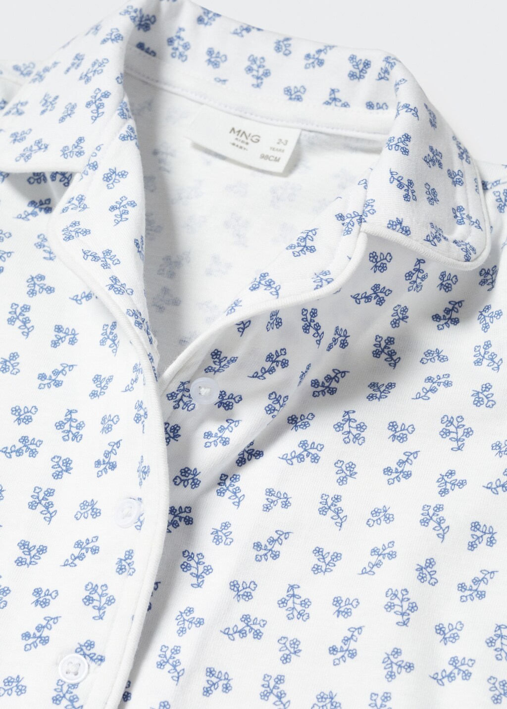 Short cotton pyjamas - Details of the article 8