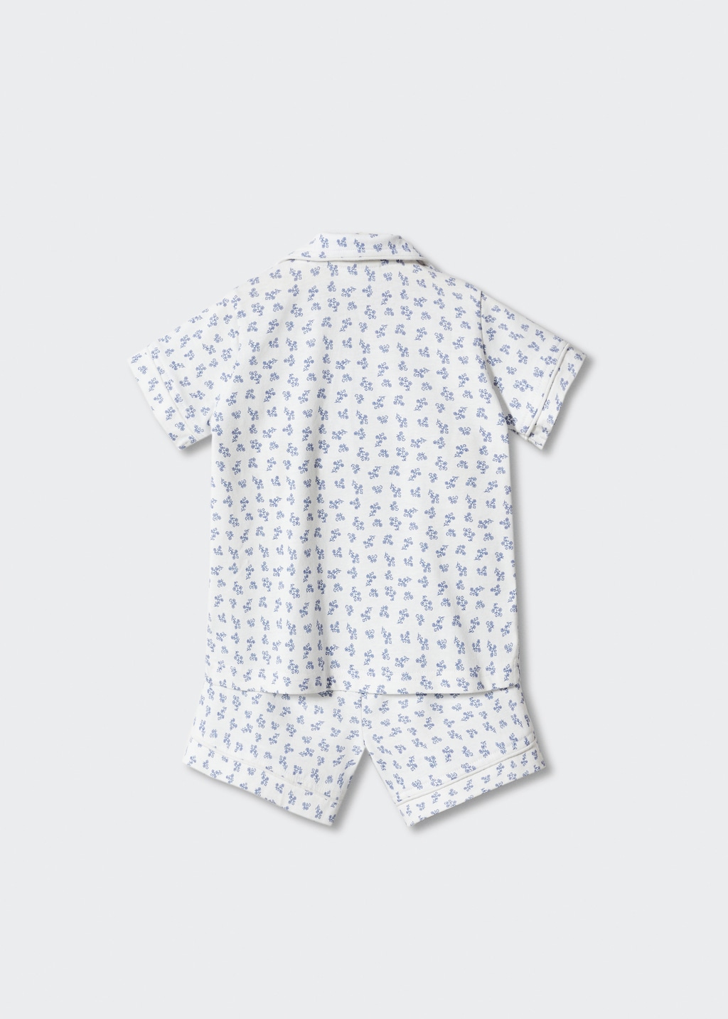 Short cotton pyjamas - Reverse of the article