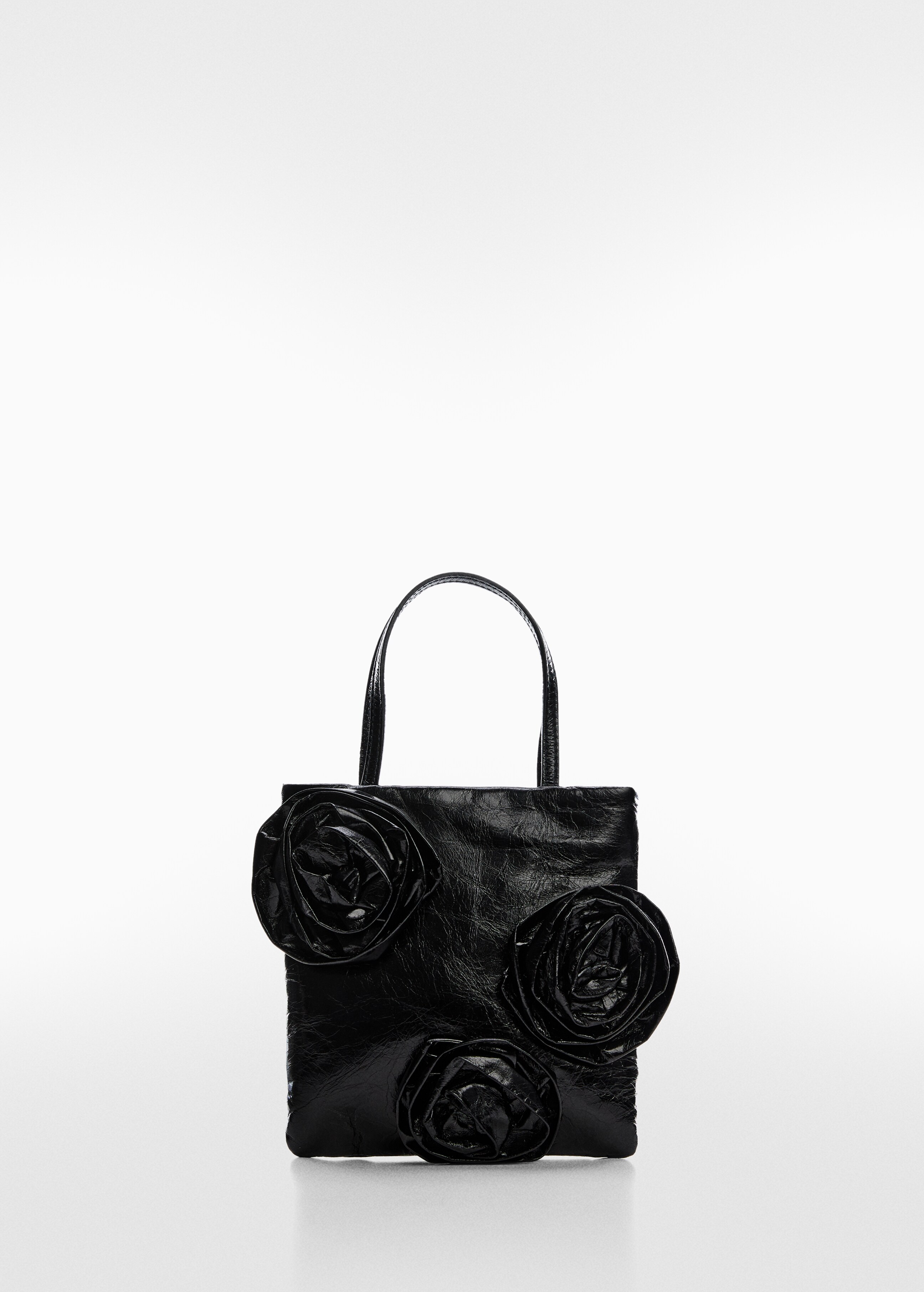 Black bag with flowers sale