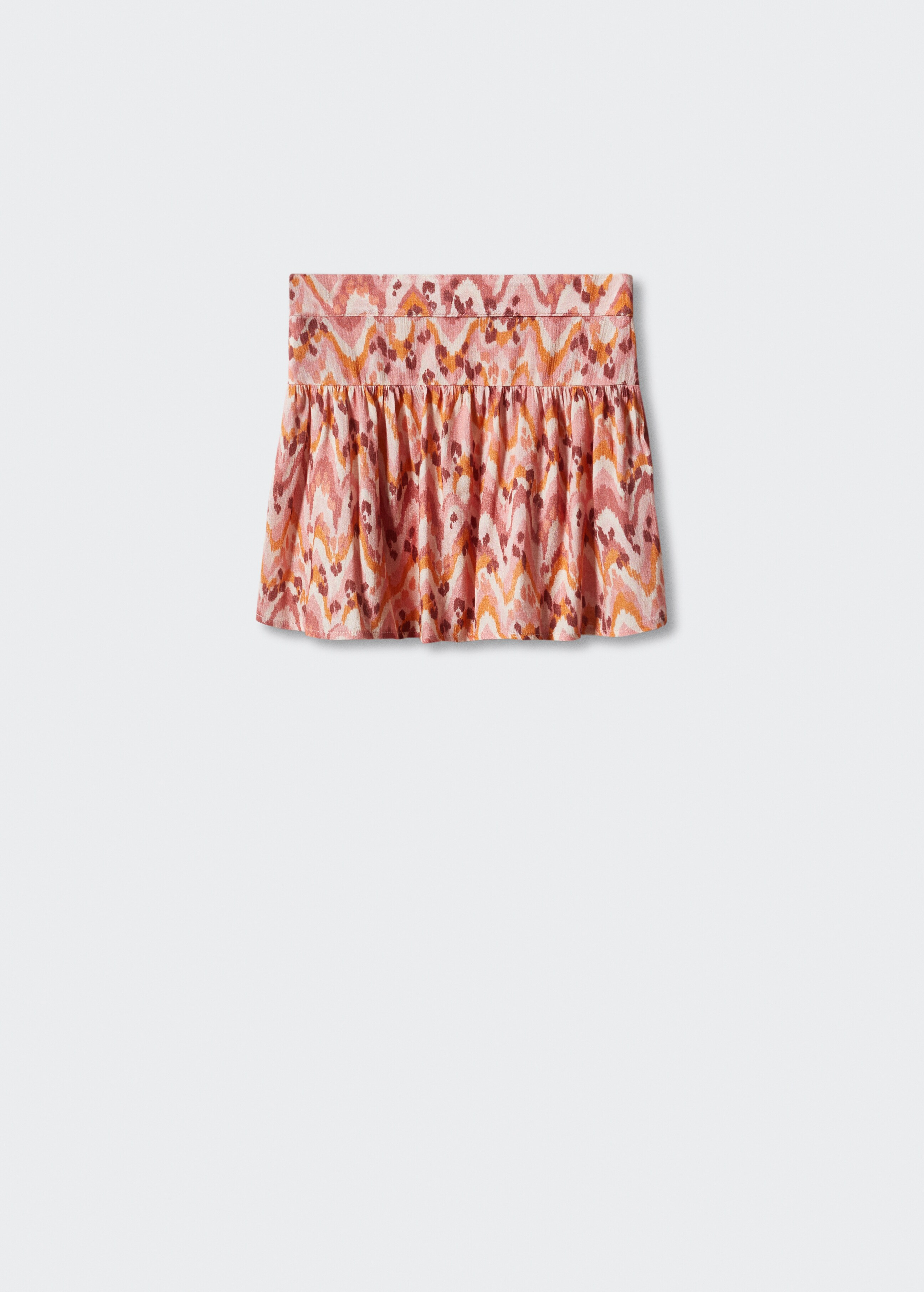 Pleat-detail printed skirt - Reverse of the article