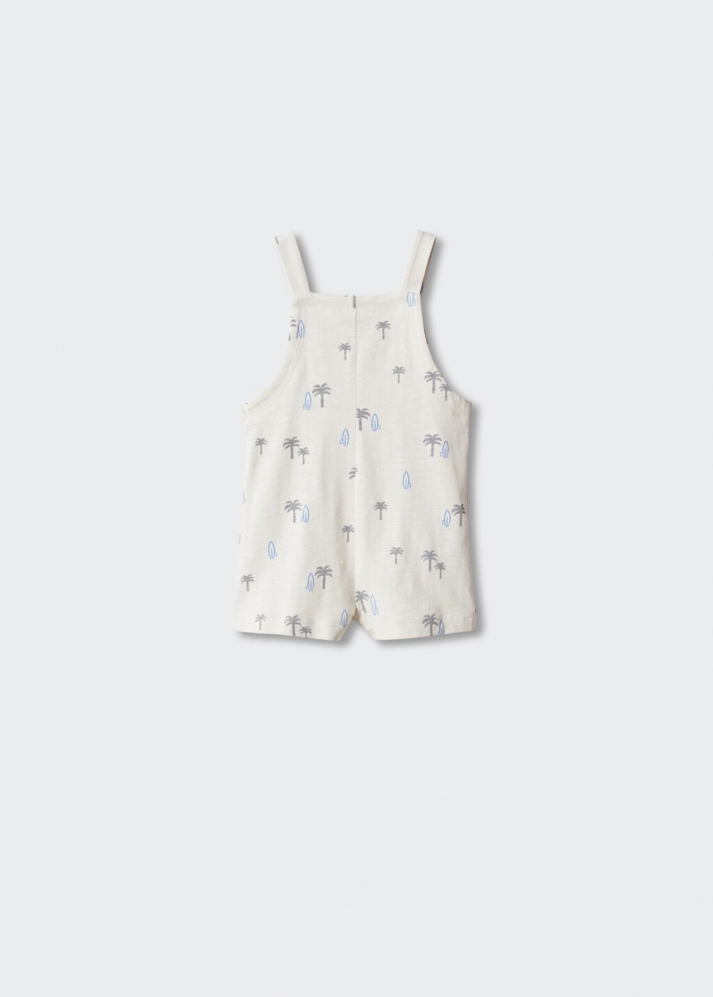 Cotton short jumpsuit - Reverse of the article