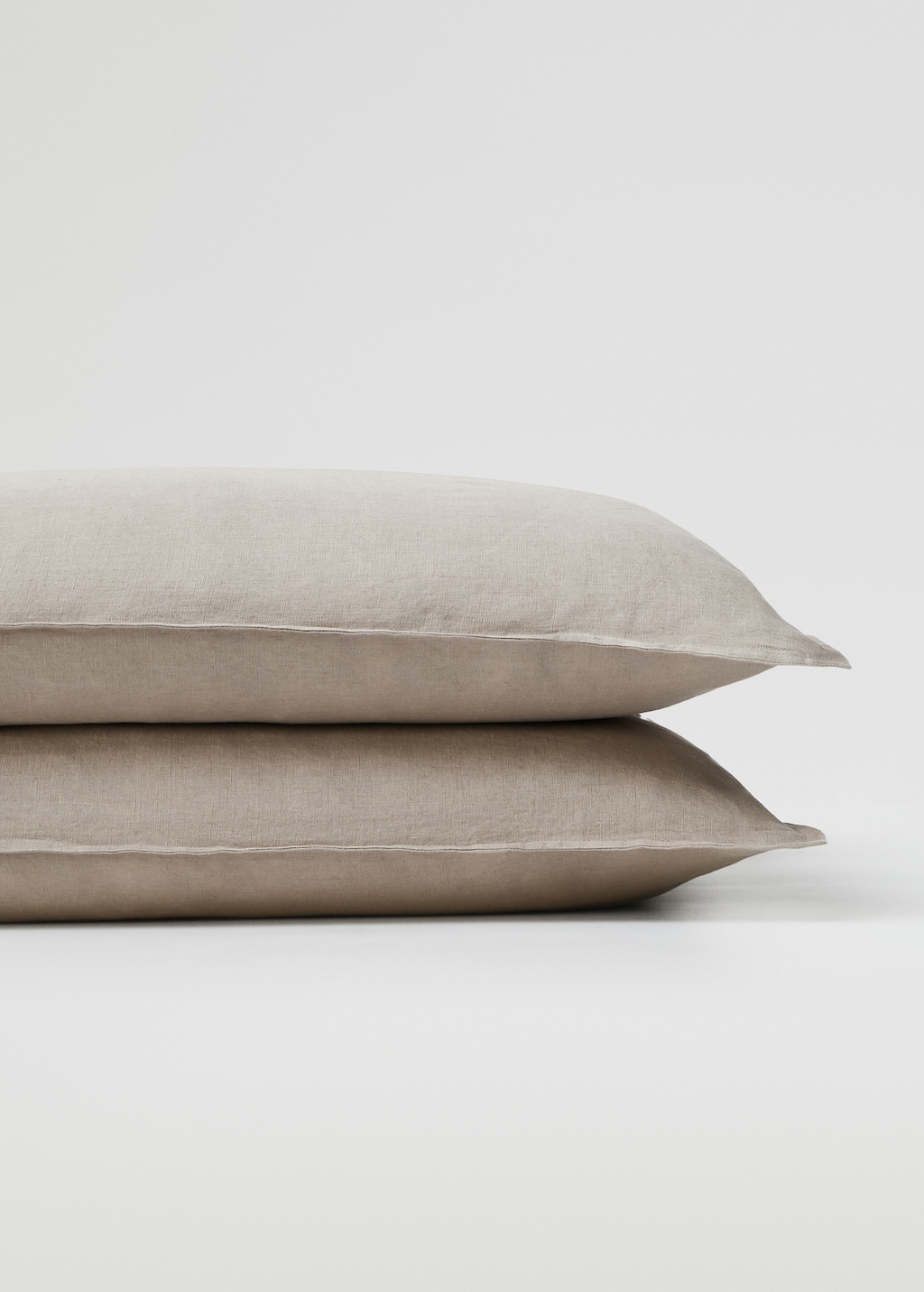 100% linen pillow case 50x75cm (Pack of2) - Medium plane