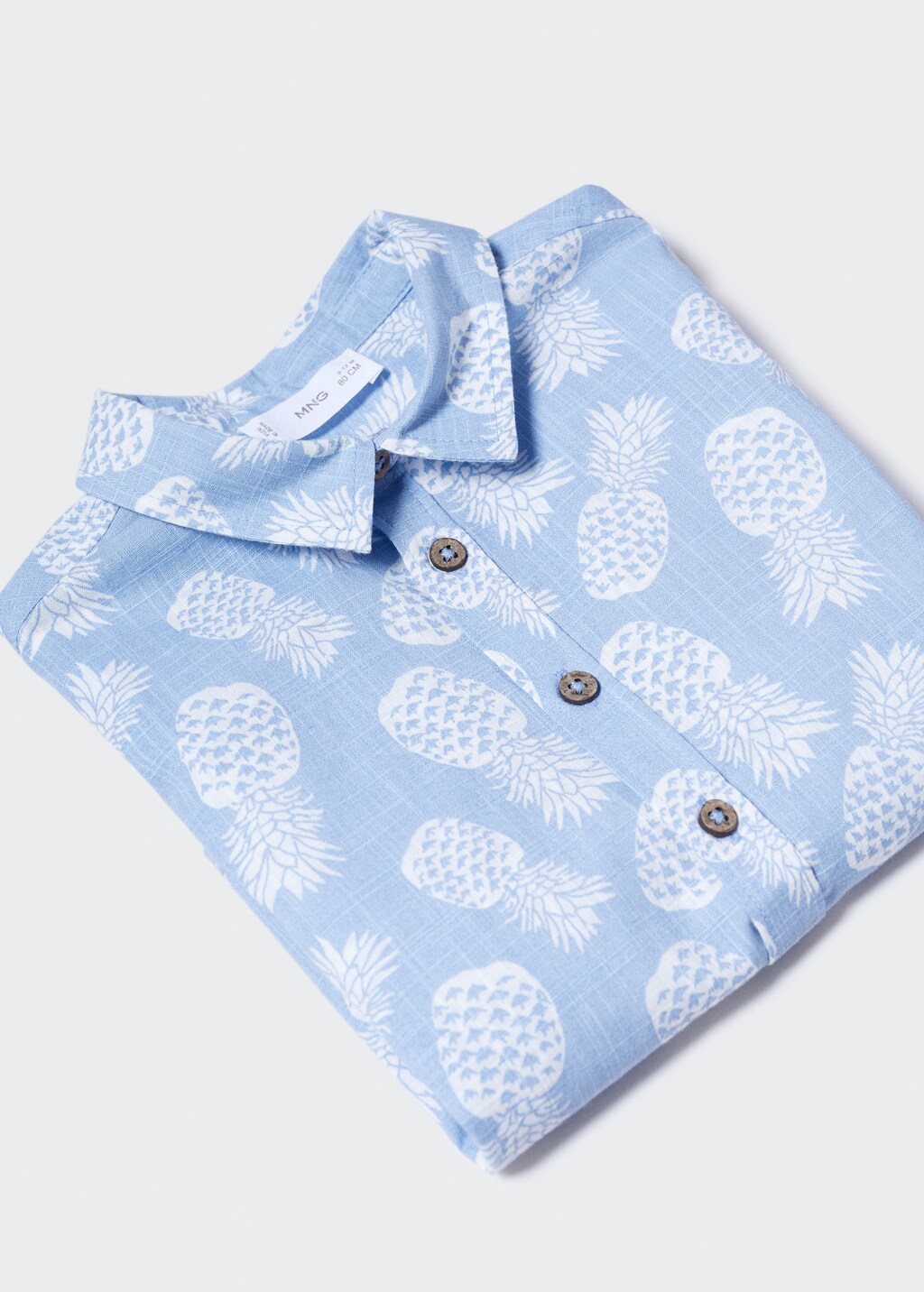 Printed cotton shirt - Details of the article 8