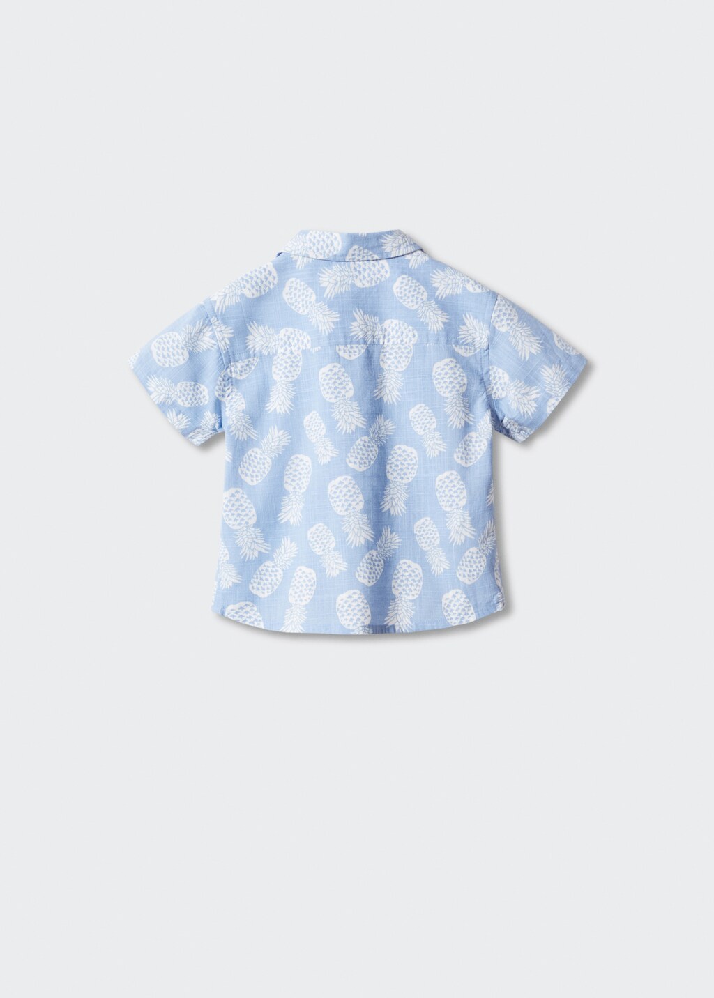 Printed cotton shirt - Reverse of the article