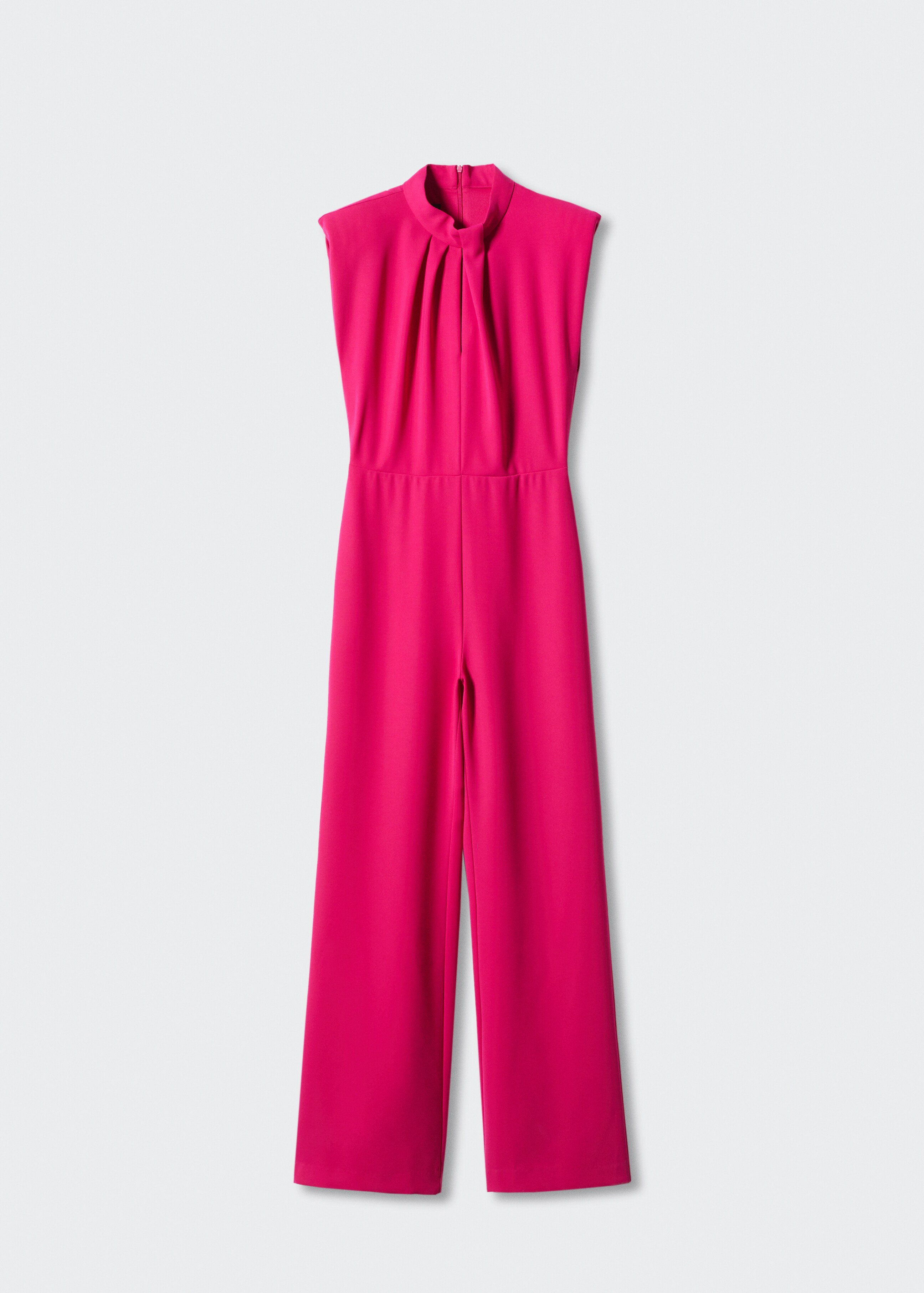 Long jumpsuit with shoulder pads - Article without model