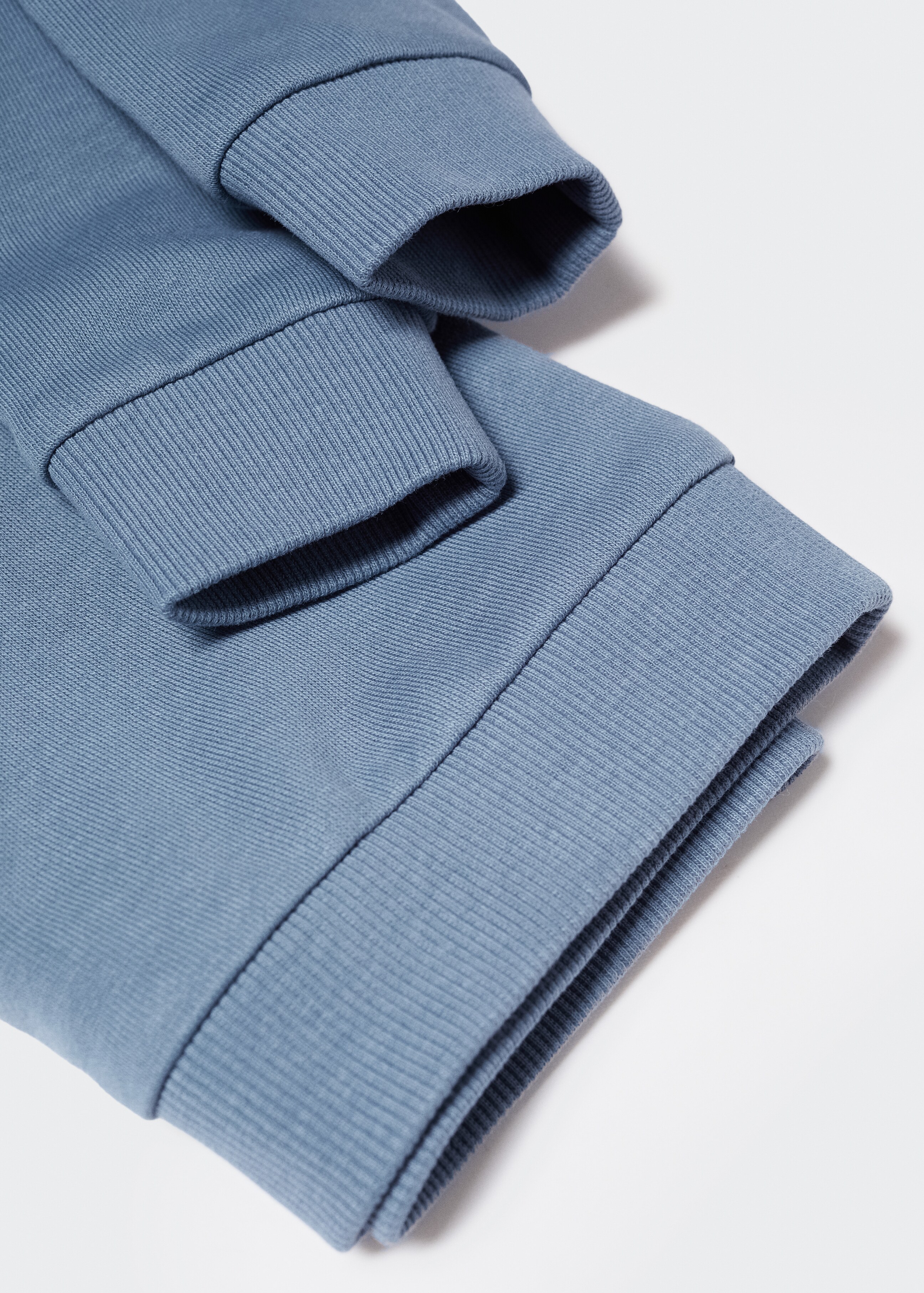 Textured cotton-blend sweatshirt - Details of the article 0