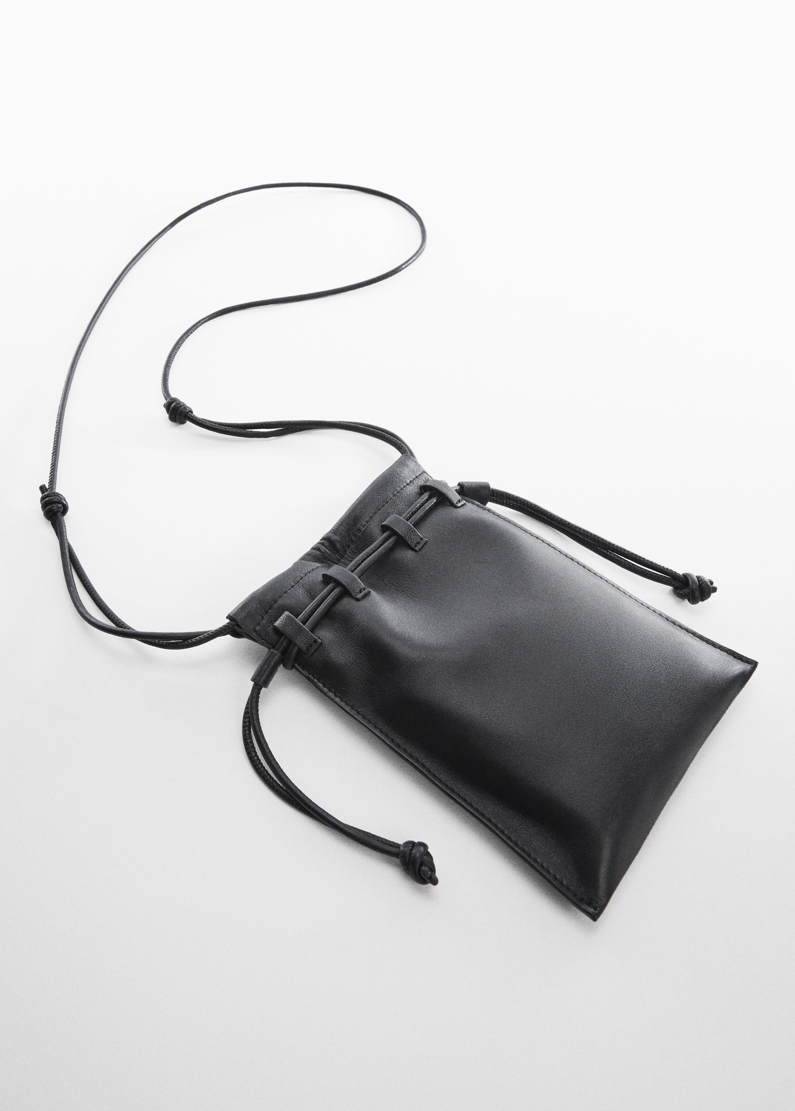 Mini leather bucket bag - Details of the article 1