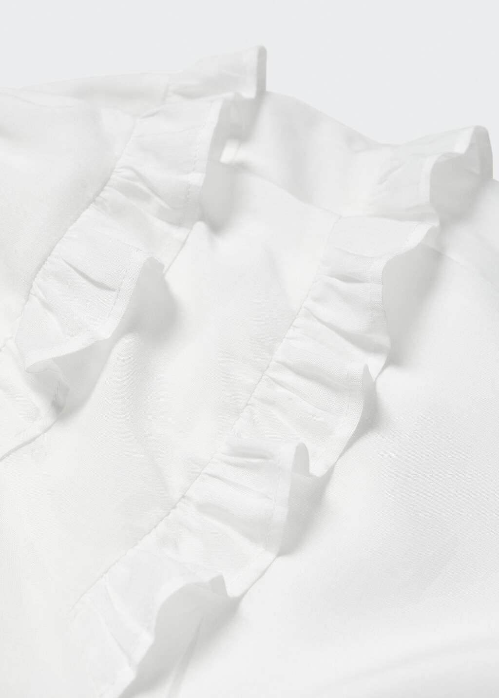 Ruffled modal blouse - Details of the article 8