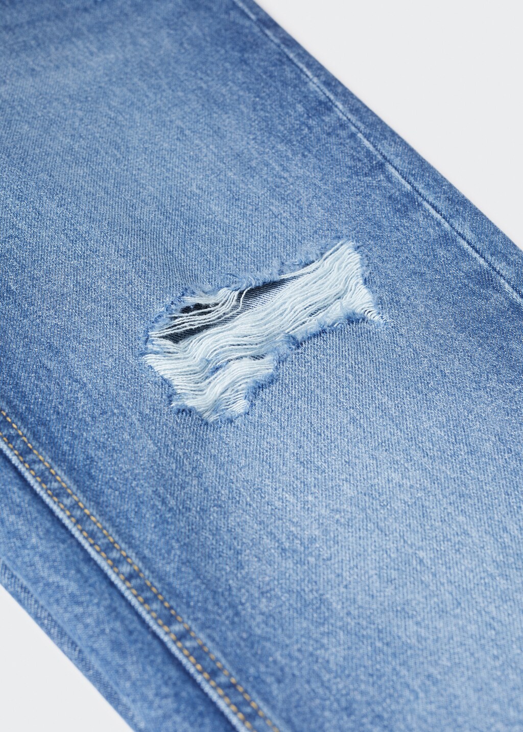 Decorative ripped regular-fit jeans - Details of the article 8