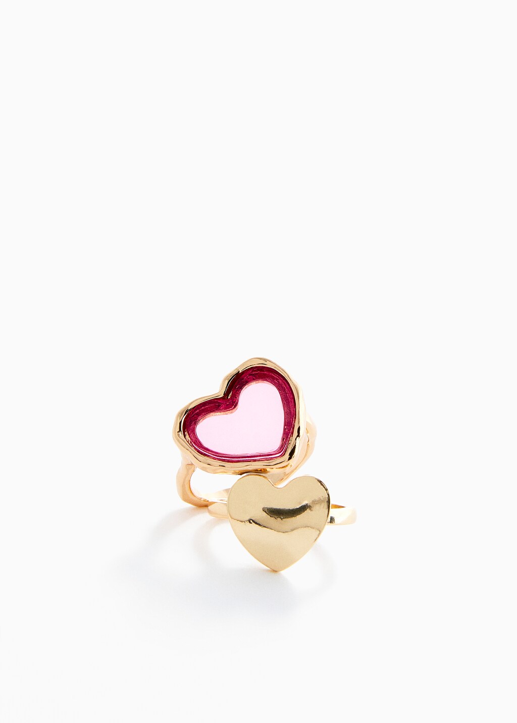 Pack of Heart rings  - Medium plane