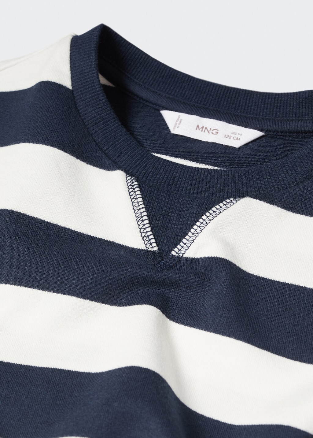 Striped cotton-blend sweatshirt - Details of the article 8