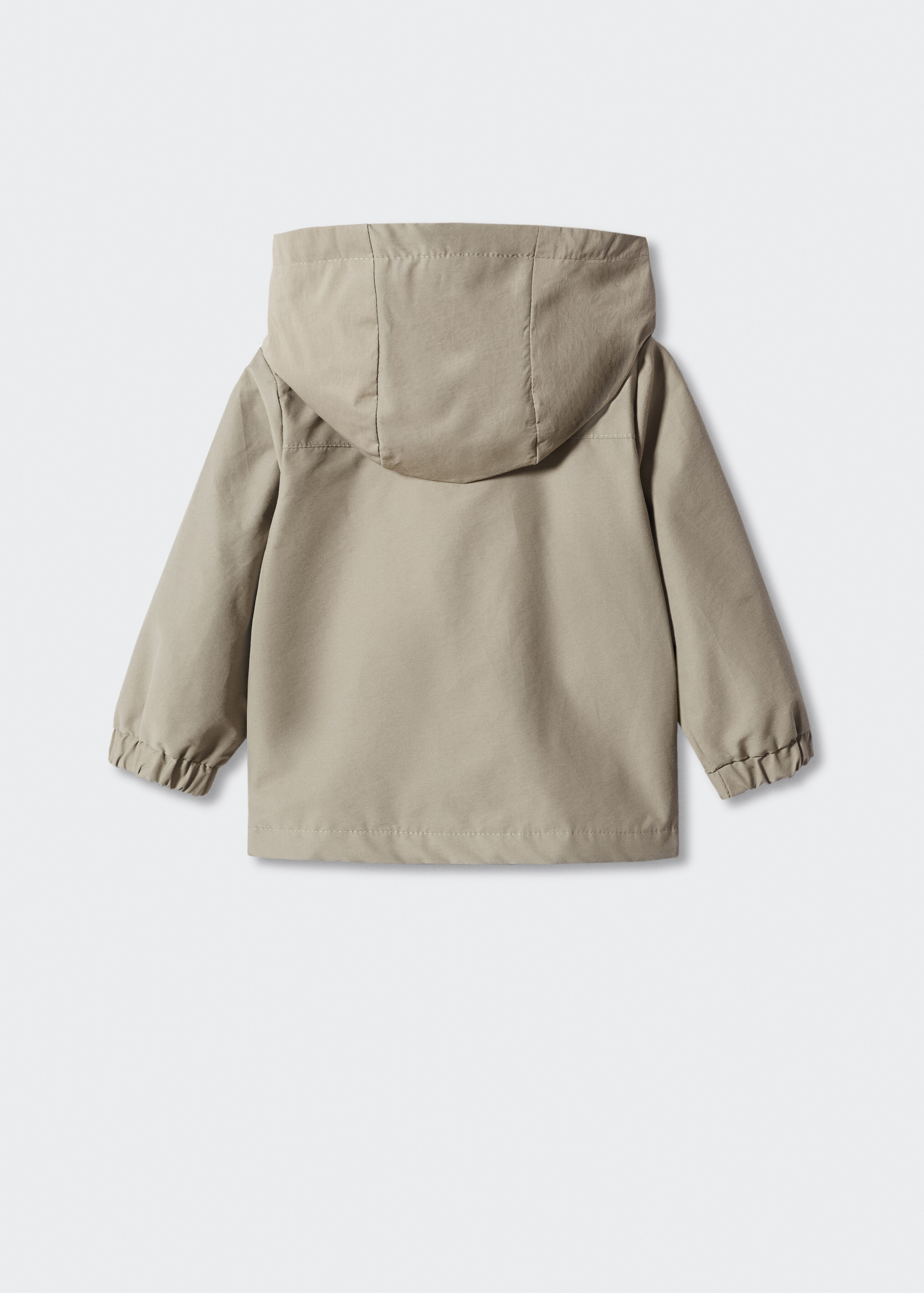 Pocket parka - Reverse of the article