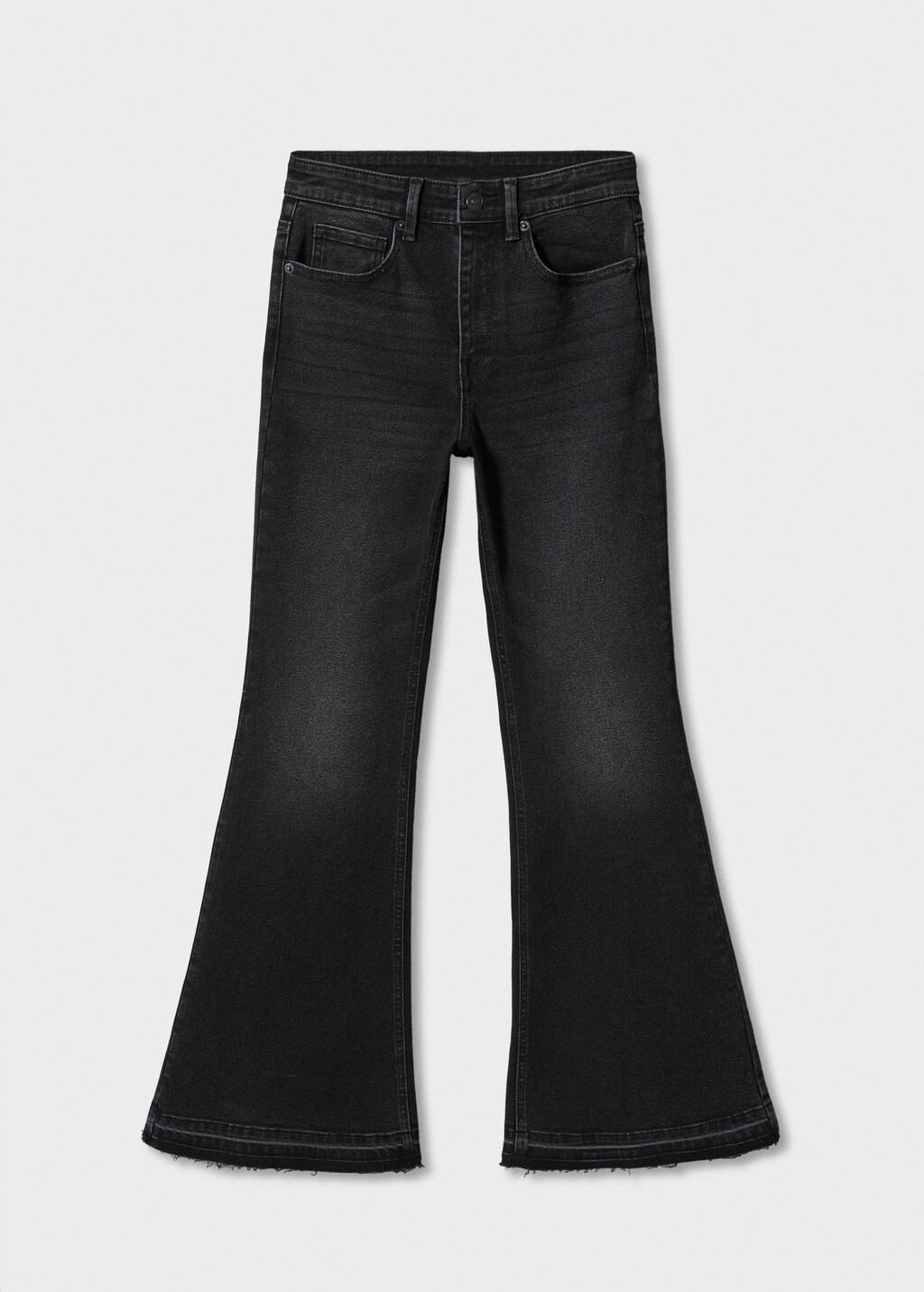 Frayed finish flare jeans - Article without model