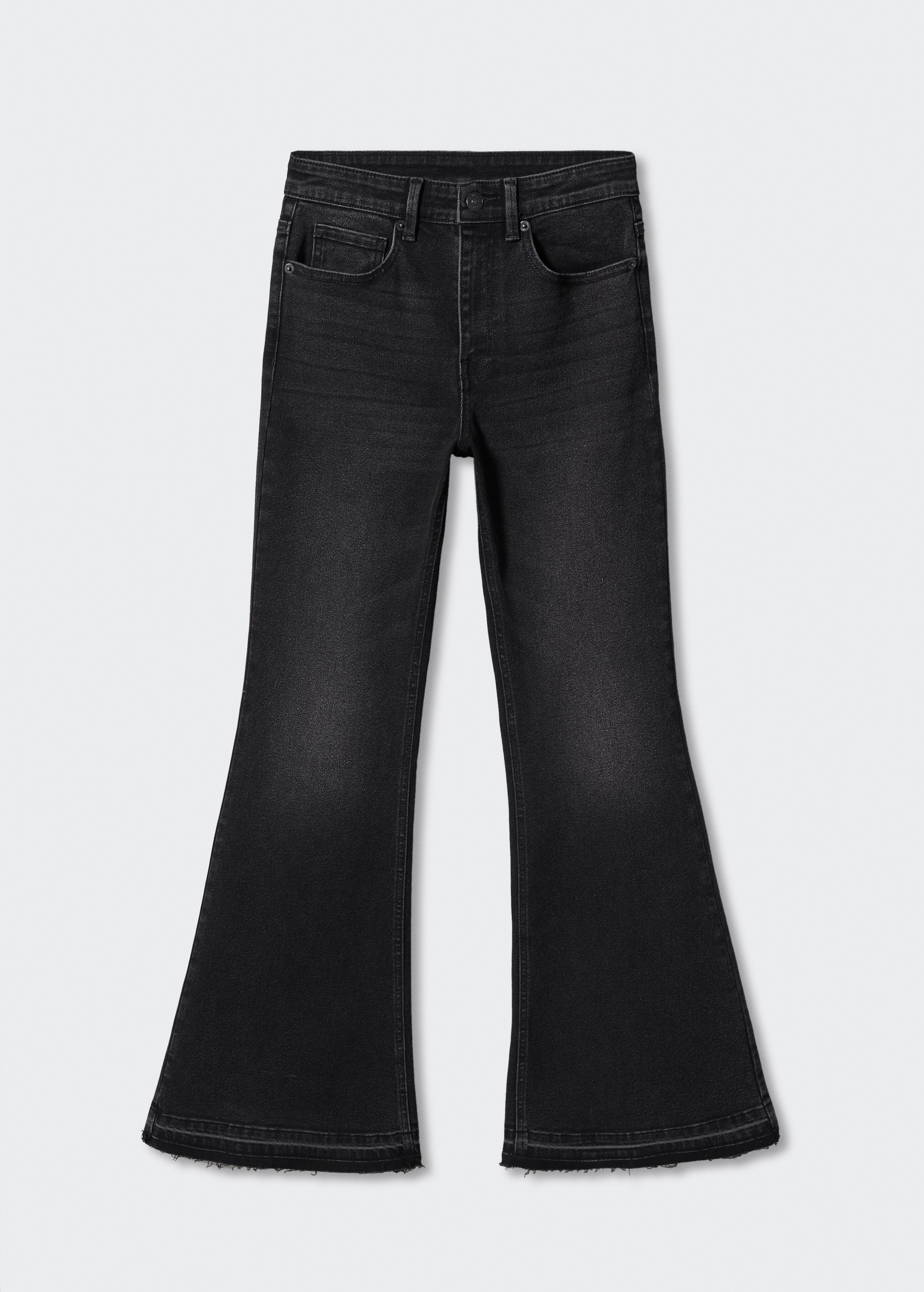 Frayed finish flare jeans - Article without model