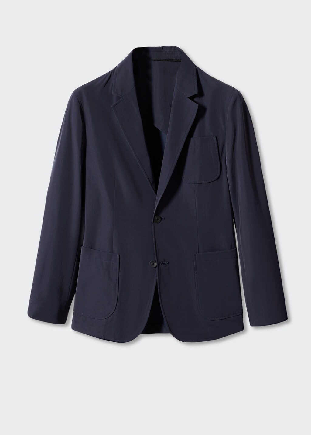 Slim-fit and water-repellent tailored jacket - Details of the article 8