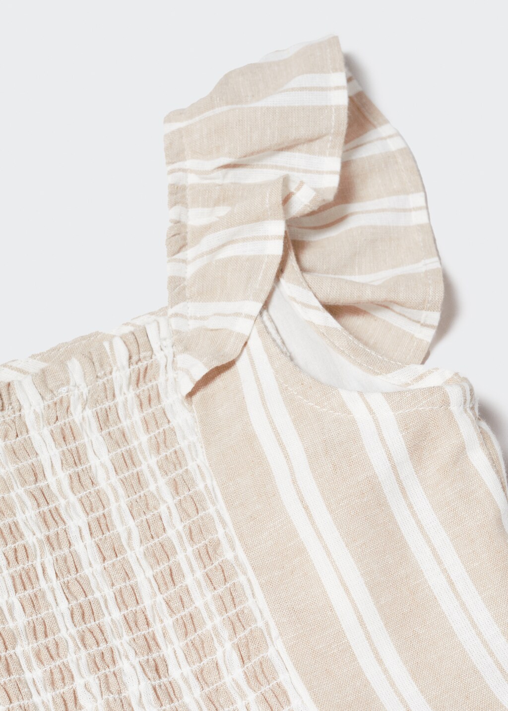 Striped linen dress - Details of the article 8