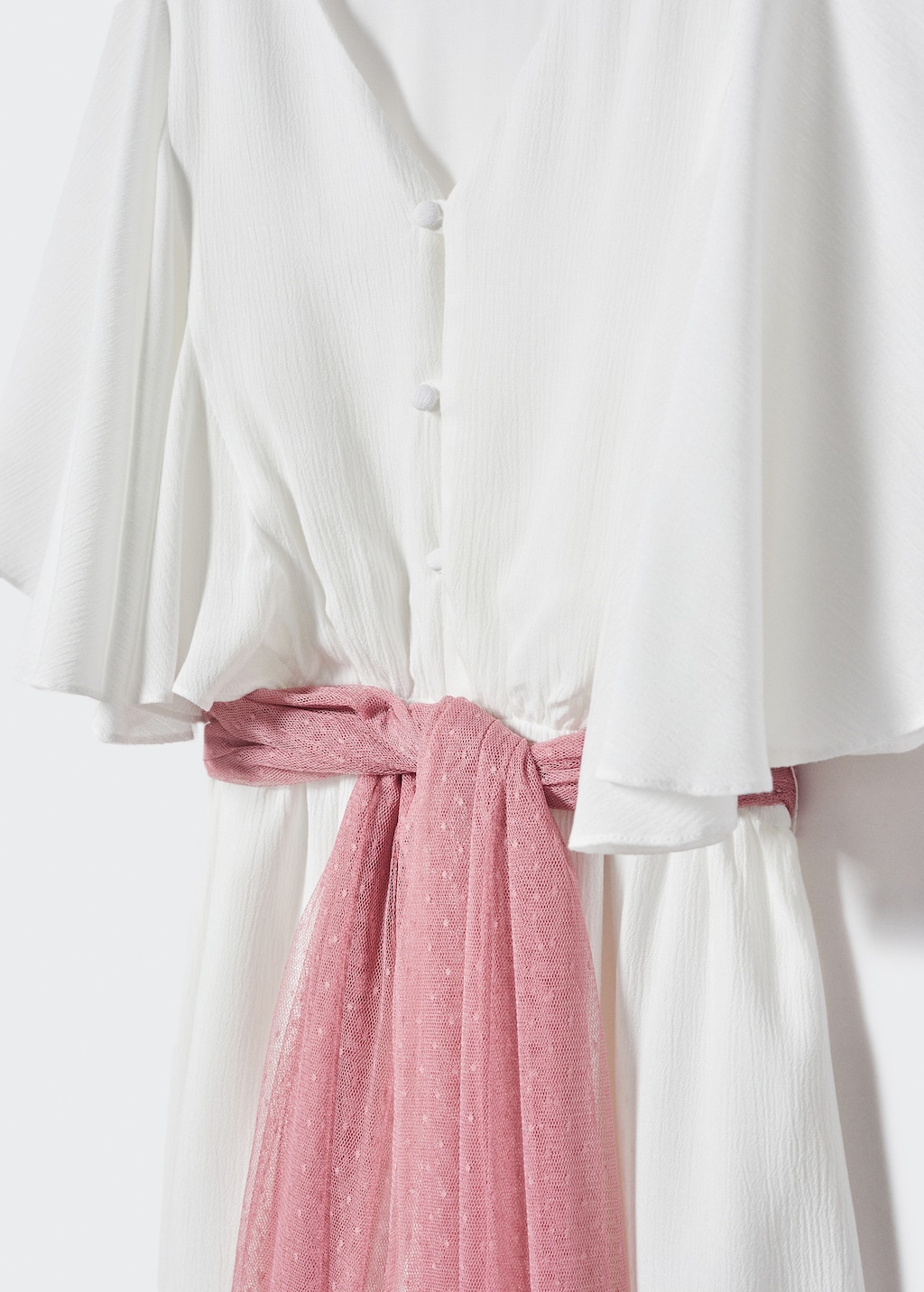 Tulle bow jumpsuit - Details of the article 8