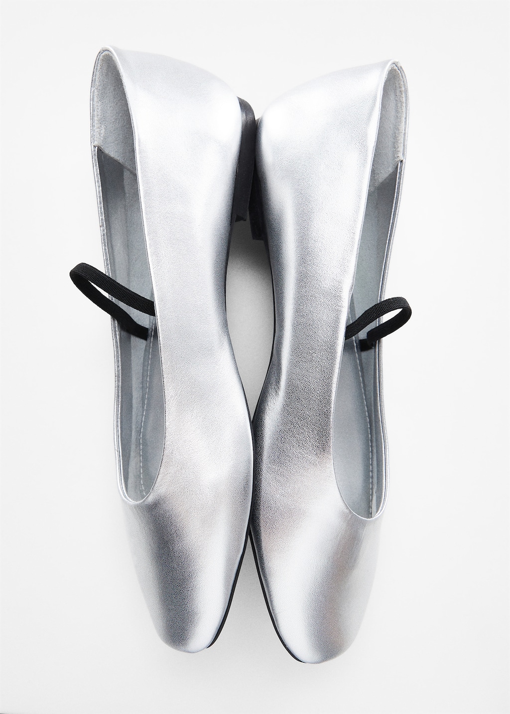 Metallic leather ballerinas - Details of the article 5