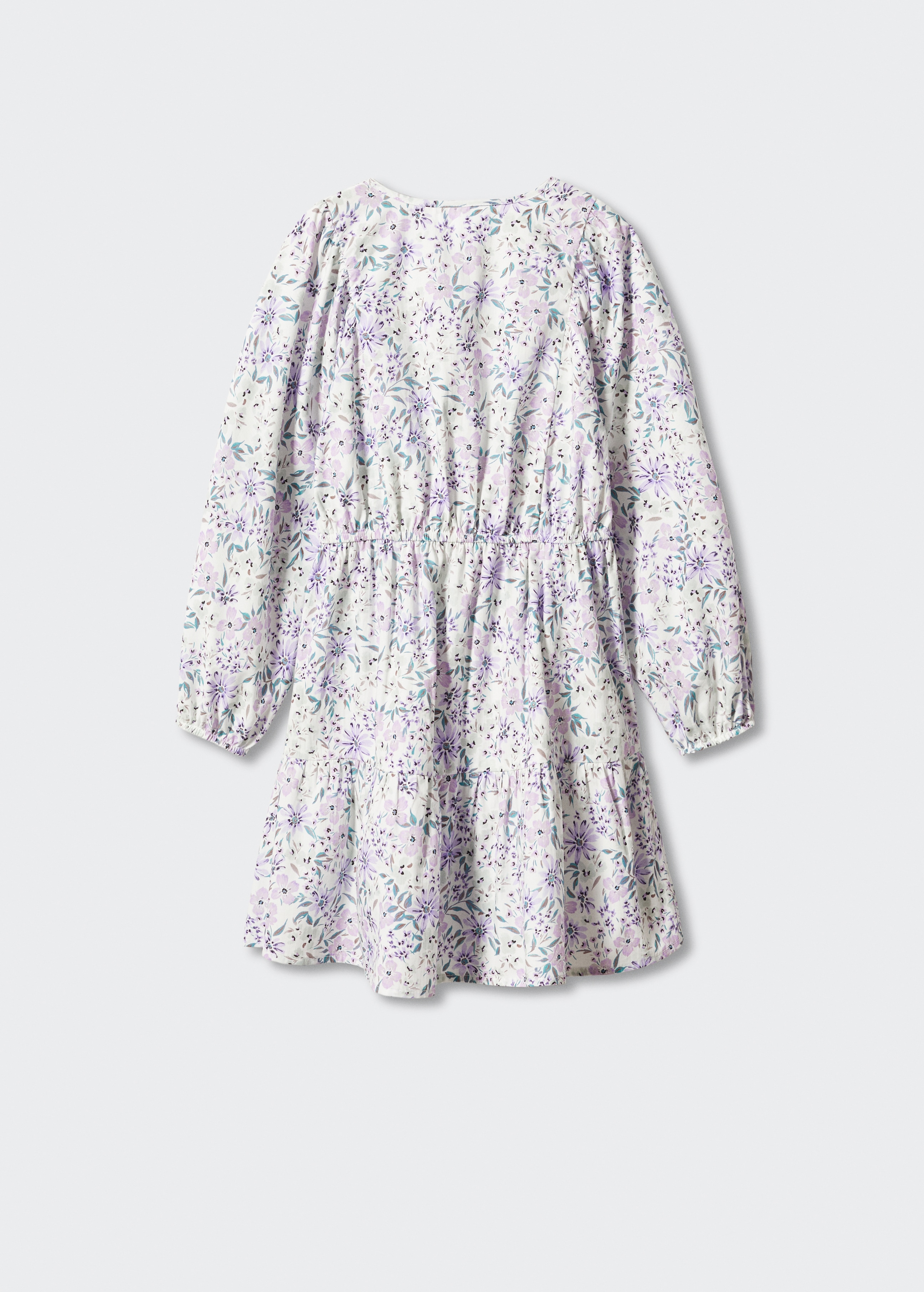 Flower print dress - Reverse of the article