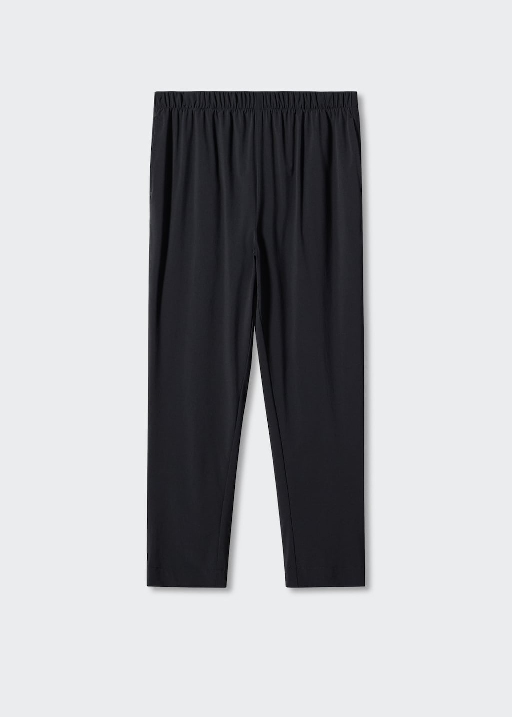 Elastic waist flowy trousers - Article without model