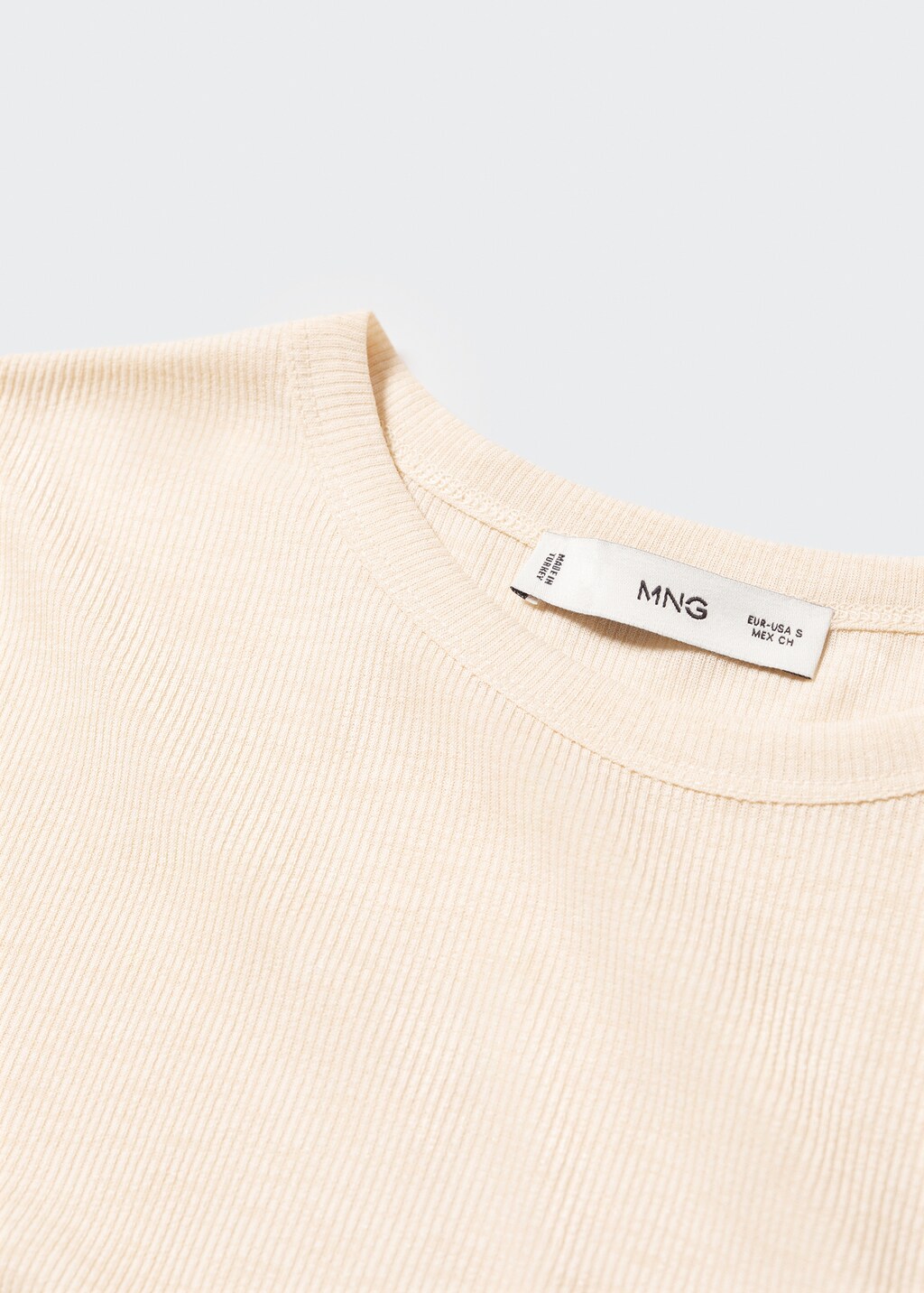 Ribbed  knit t-shirt - Details of the article 8