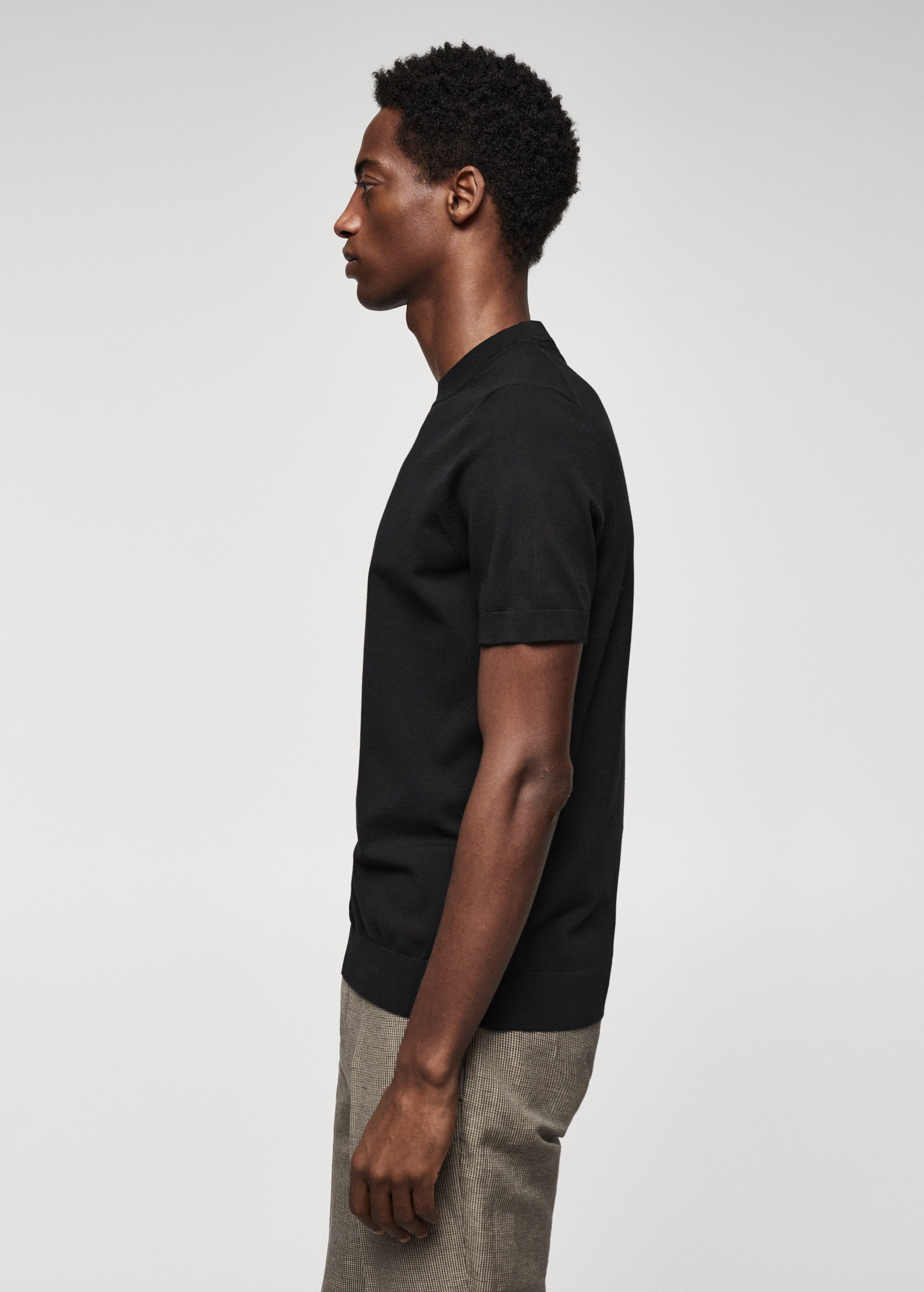 Fine-knit T-shirt - Details of the article 6