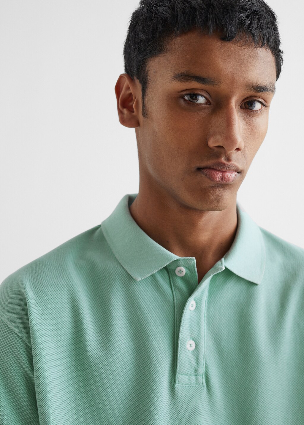 100% cotton polo shirt - Details of the article 1