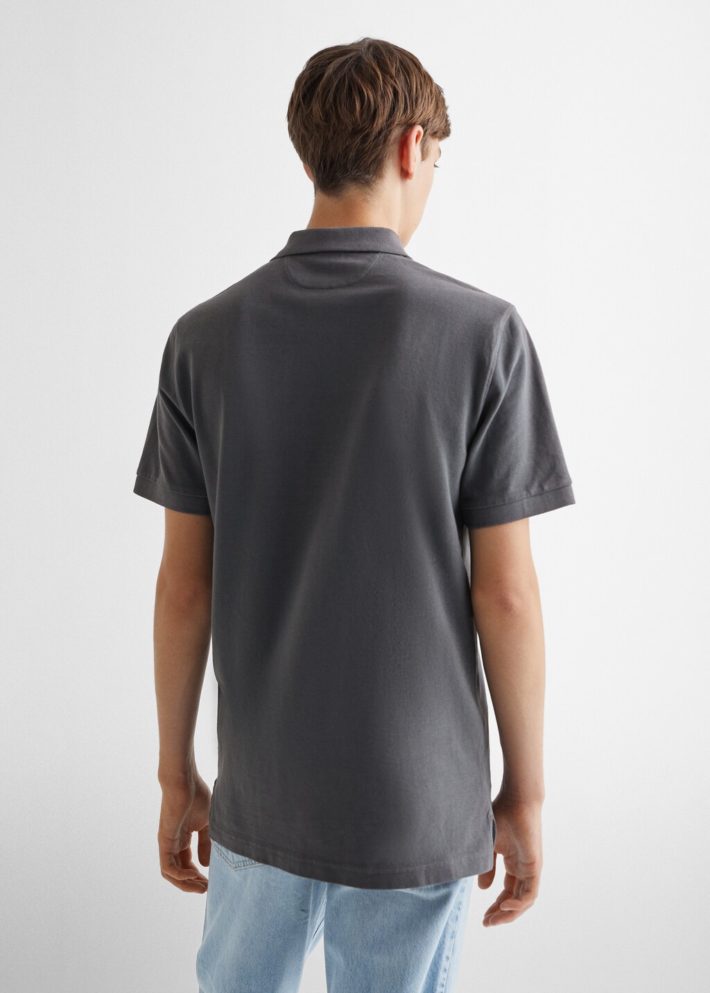 100% cotton polo shirt - Reverse of the article