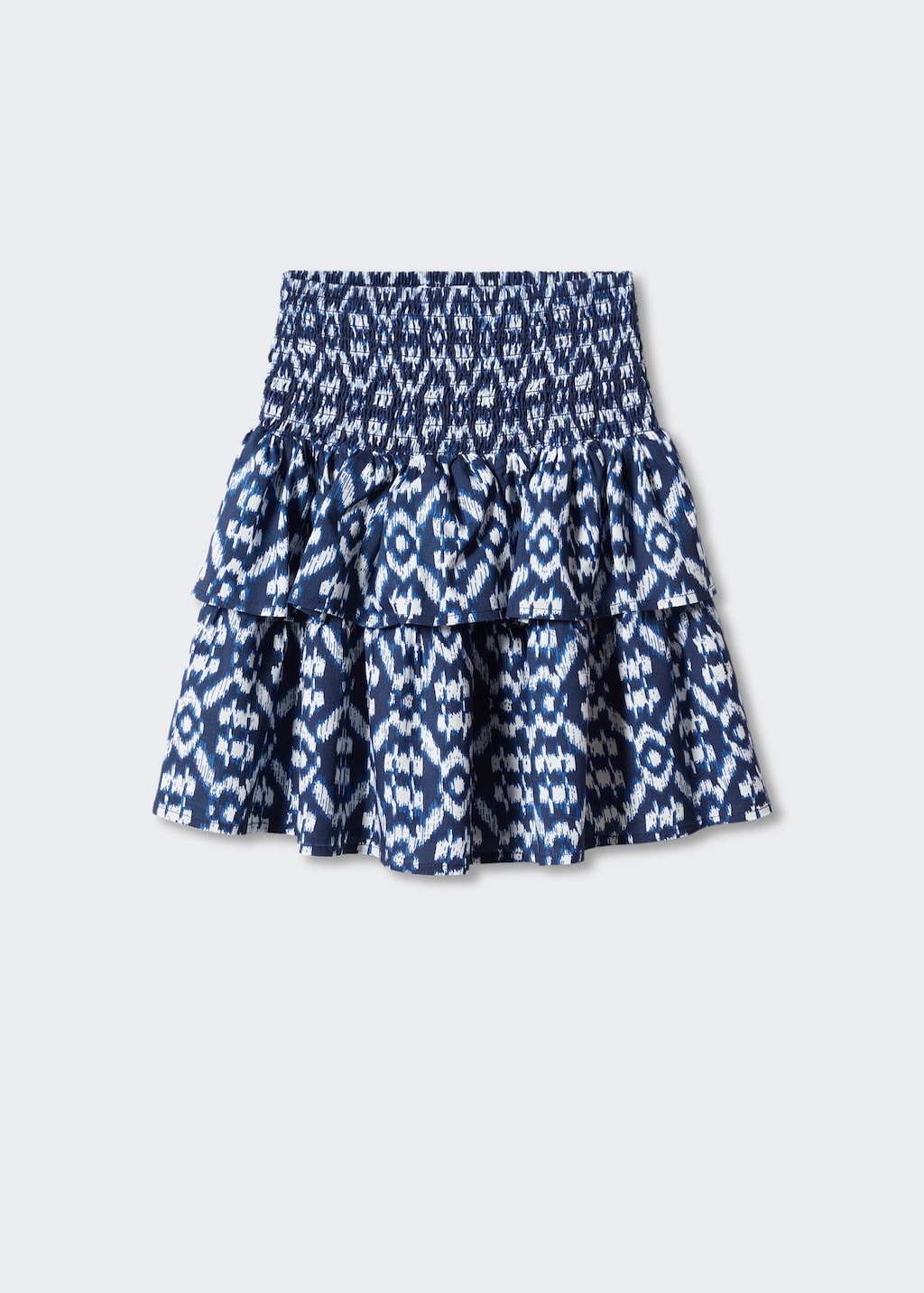 Printed skirt with ruffles - Article without model