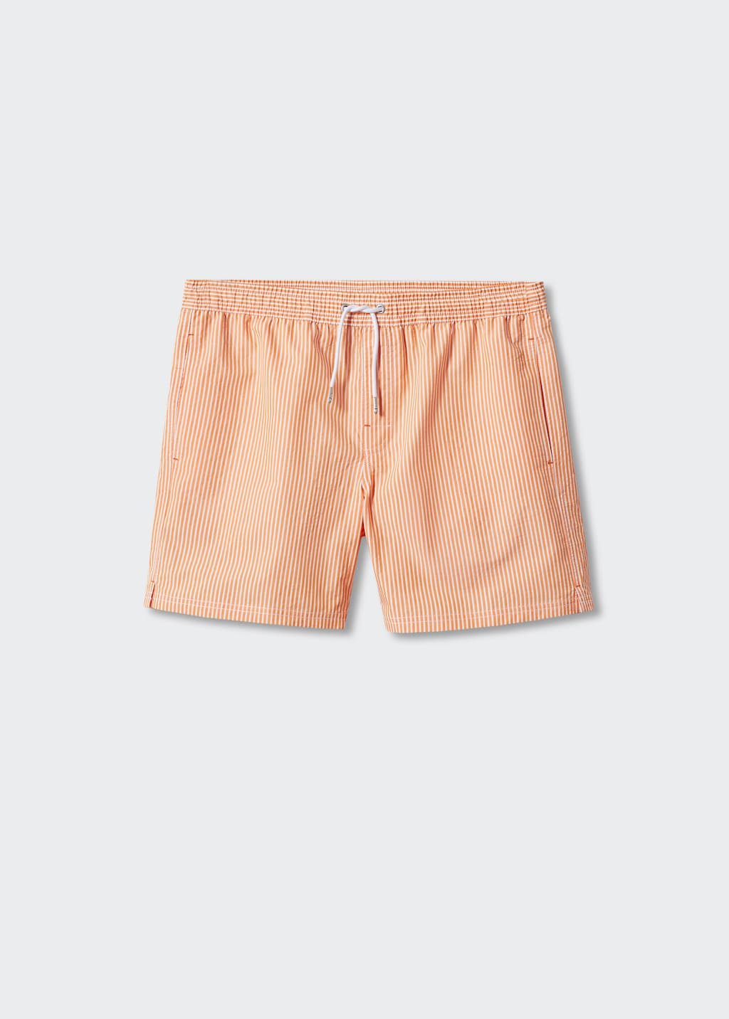 Gestreifte Seersucker-Badeshorts - Artikel ohne Model