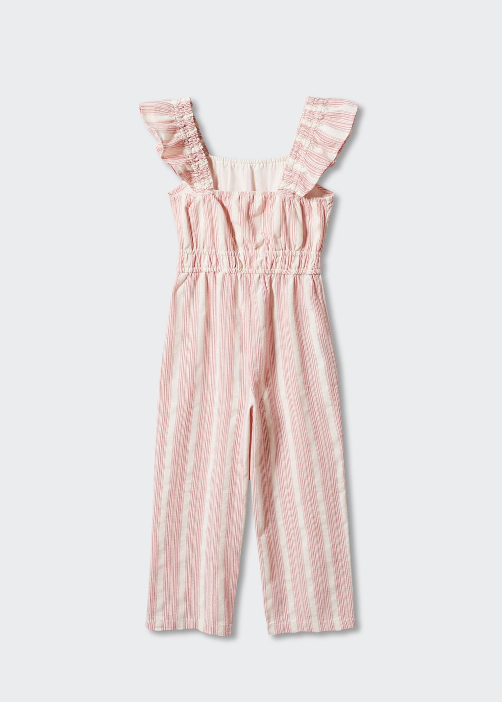 Striped cotton jumpsuit - Reverse of the article