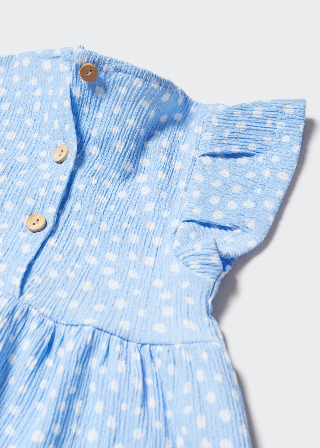 Polka-dot print dress - Details of the article 8