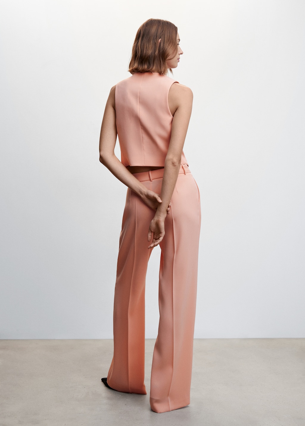  Wide leg suit trousers - Reverse of the article