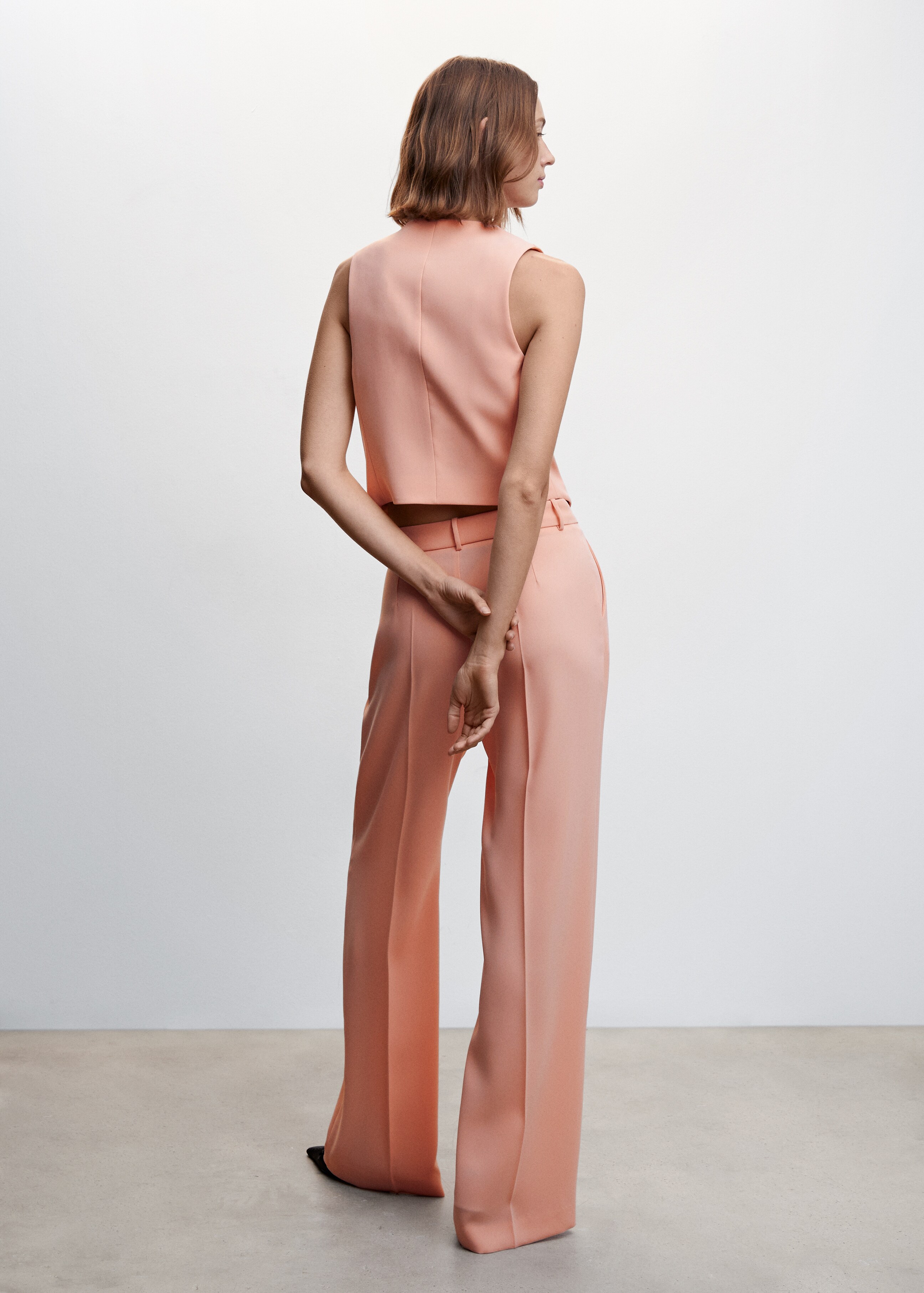  Wide leg suit pants - Reverse of the article