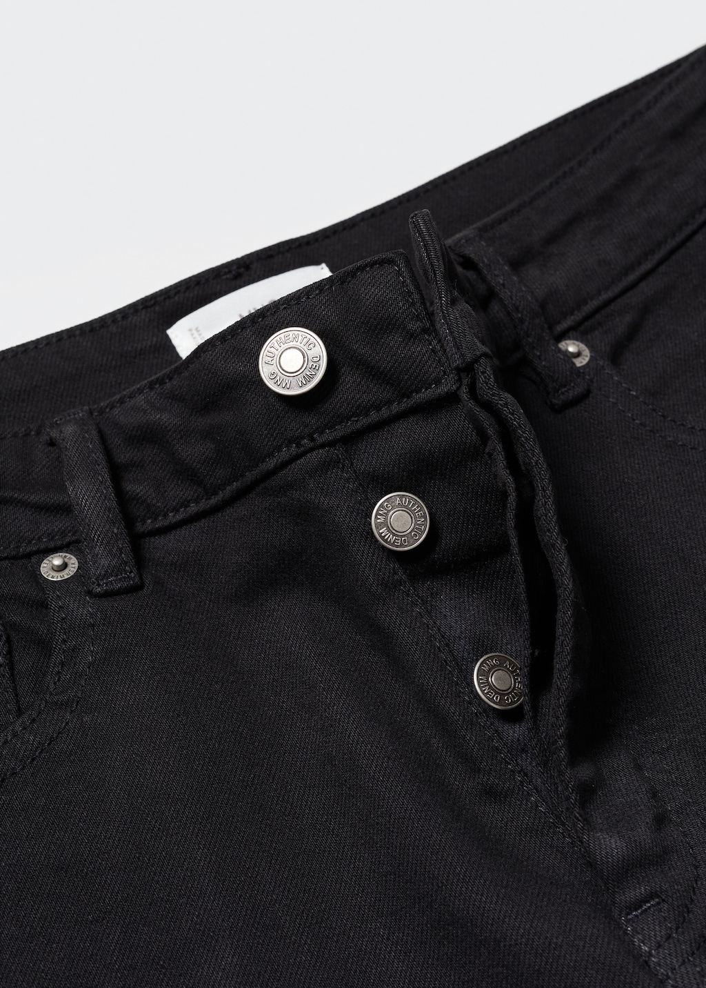 Cotton denim shorts - Details of the article 8