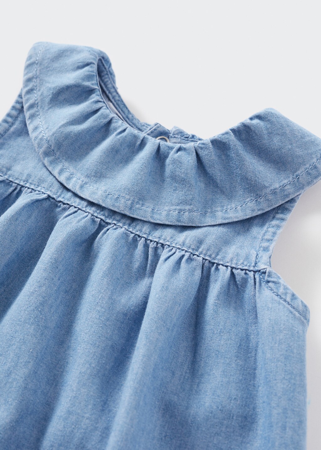 Cotton-blend dress - Details of the article 8