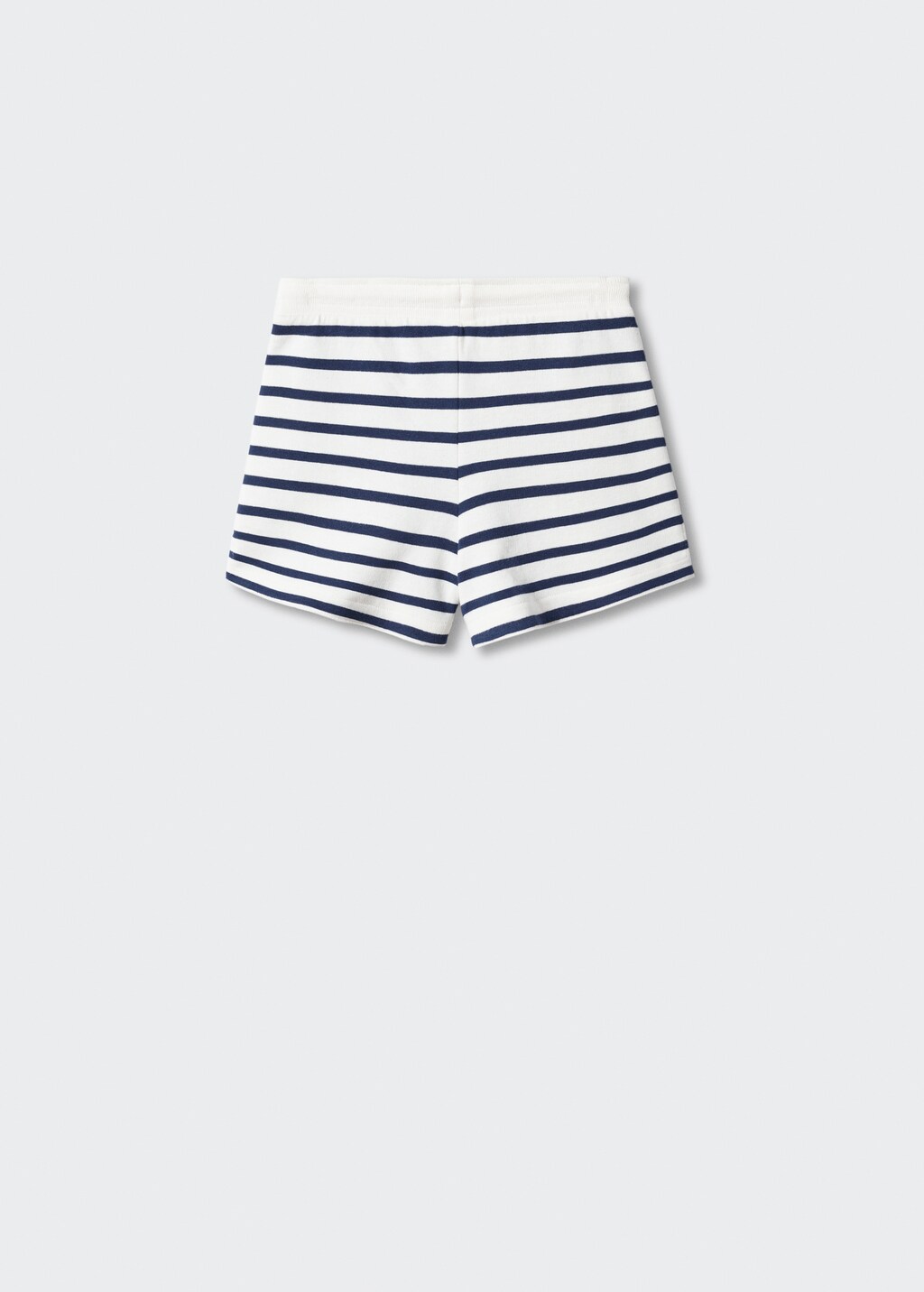 Cotton striped shorts - Reverse of the article