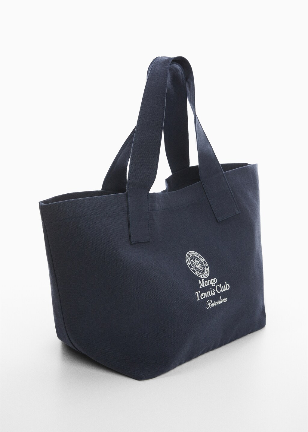 Embroidered tote bag - Medium plane