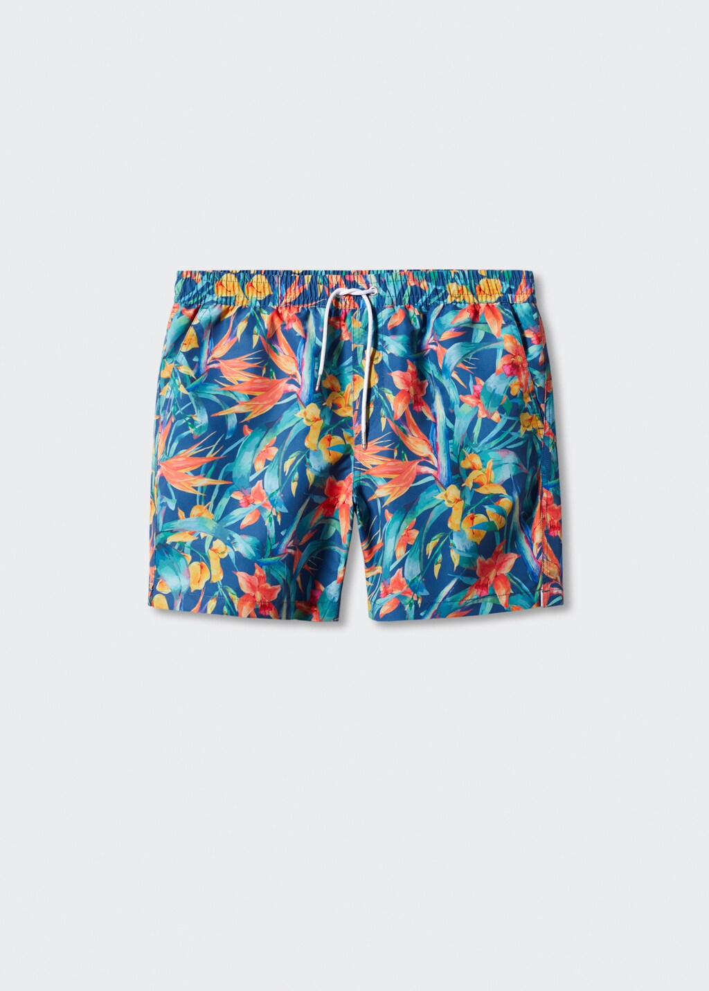 Hawaiian print swimming trunks - Article without model